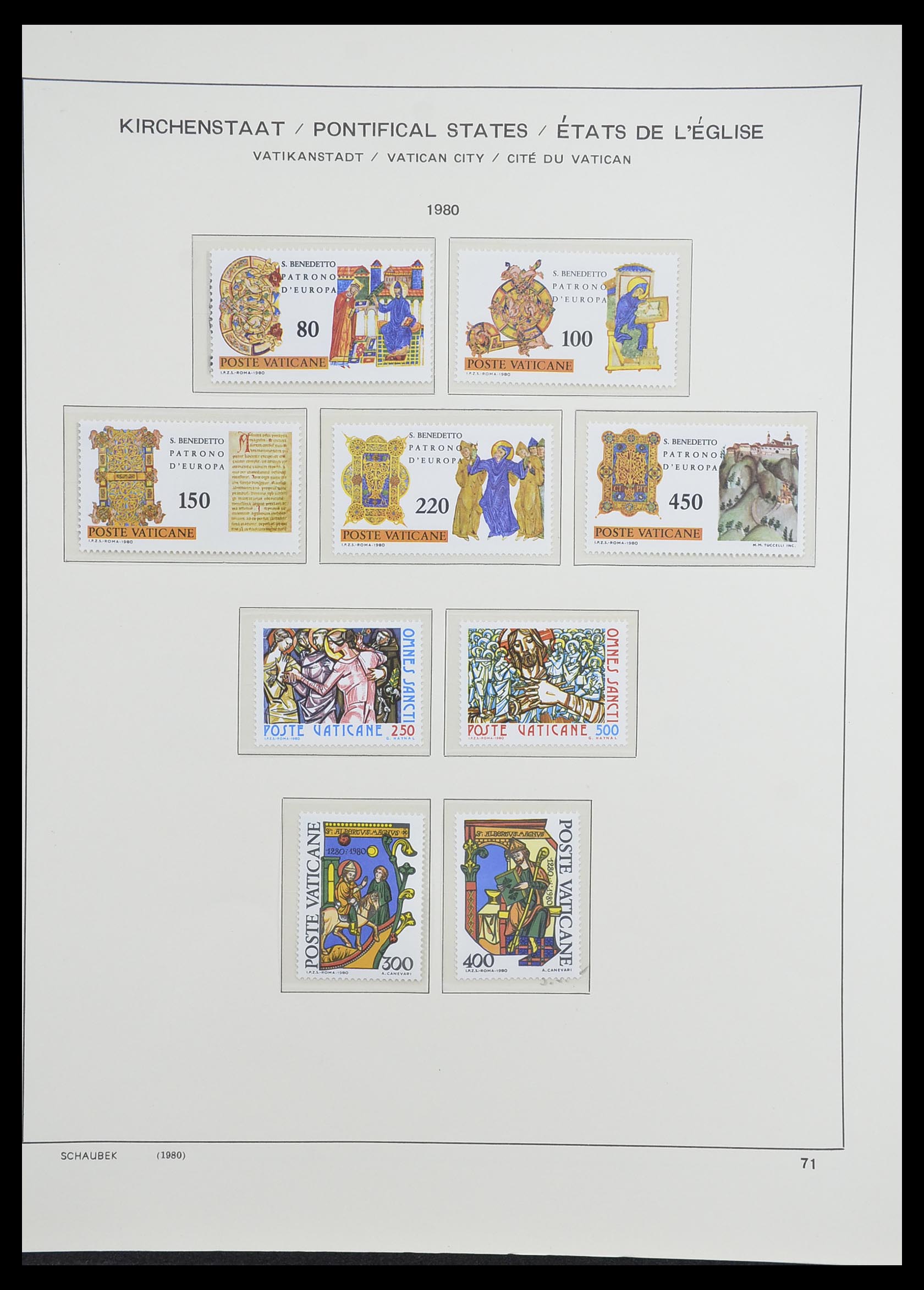 33231 075 - Postzegelverzameling 33231 Vaticaan 1852-1996.