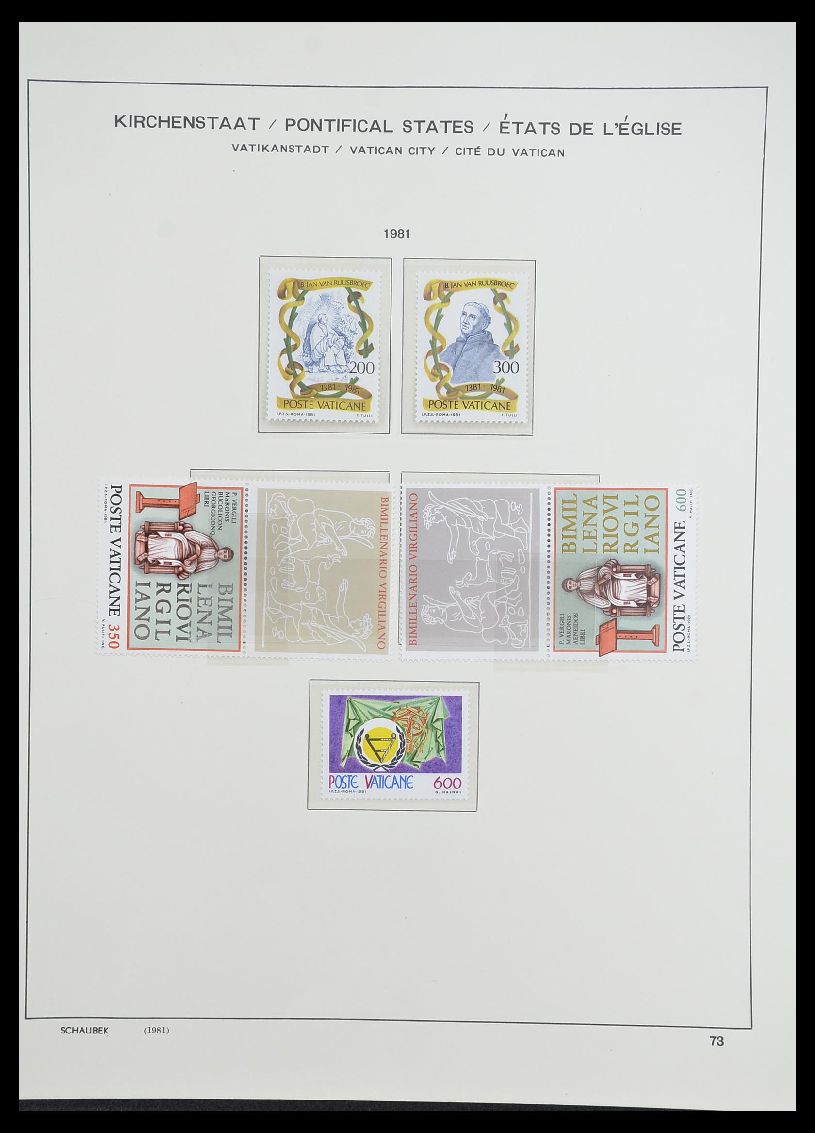 33231 077 - Postzegelverzameling 33231 Vaticaan 1852-1996.