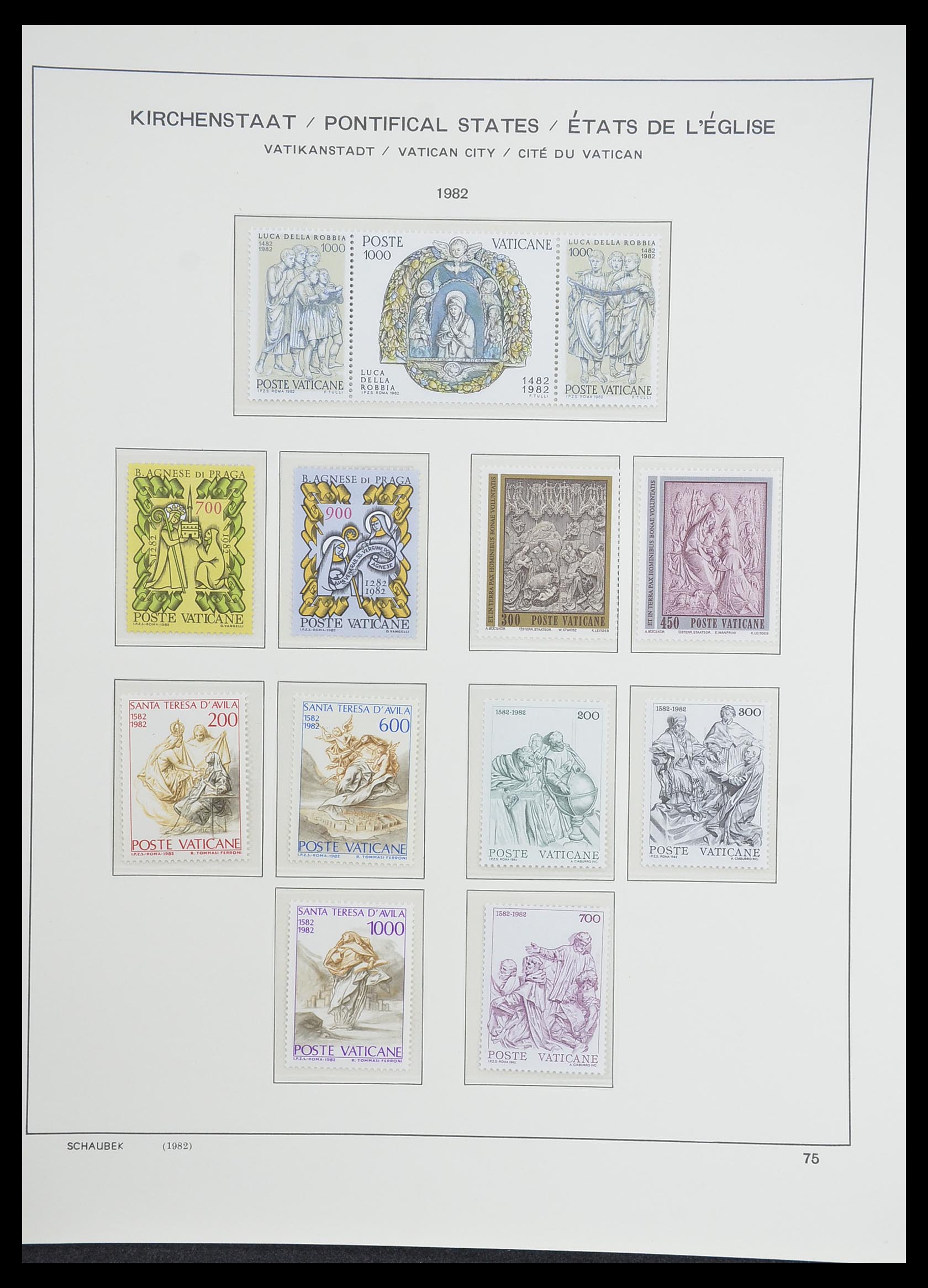 33231 079 - Postzegelverzameling 33231 Vaticaan 1852-1996.