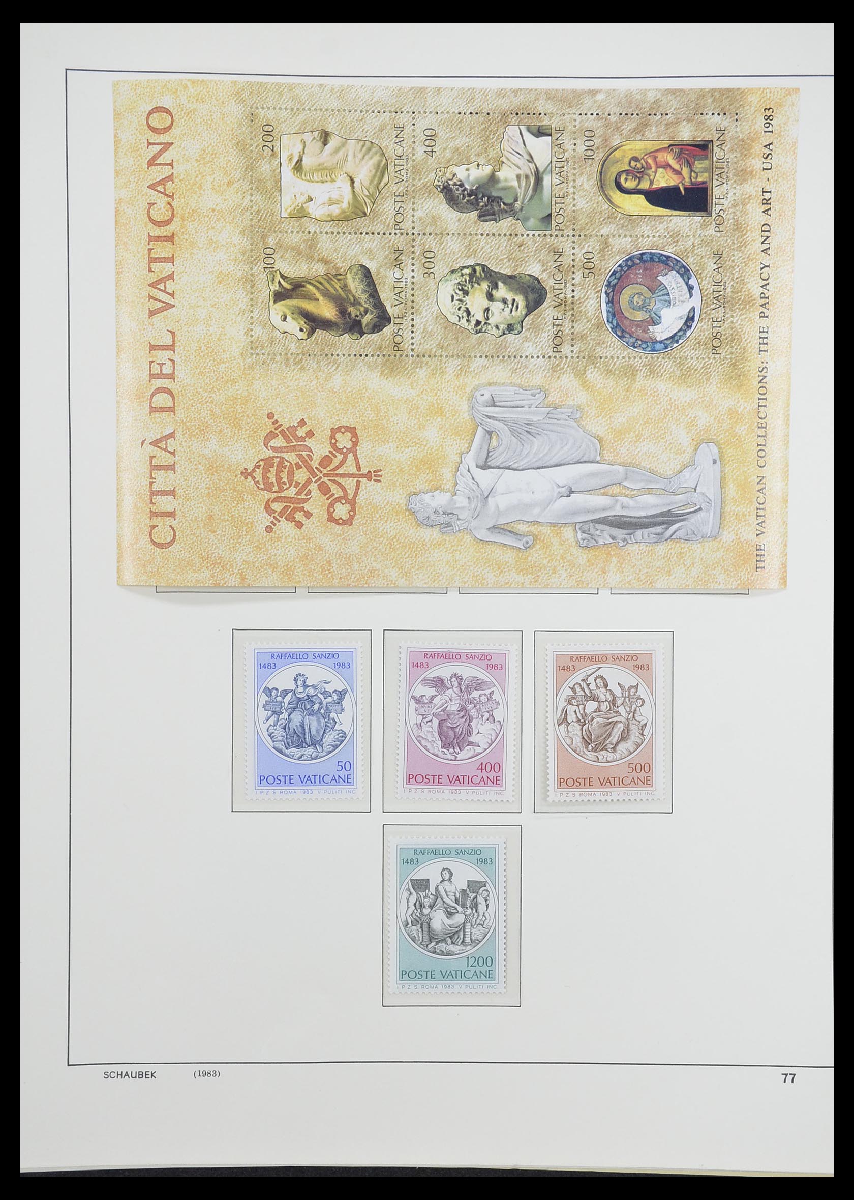 33231 083 - Postzegelverzameling 33231 Vaticaan 1852-1996.