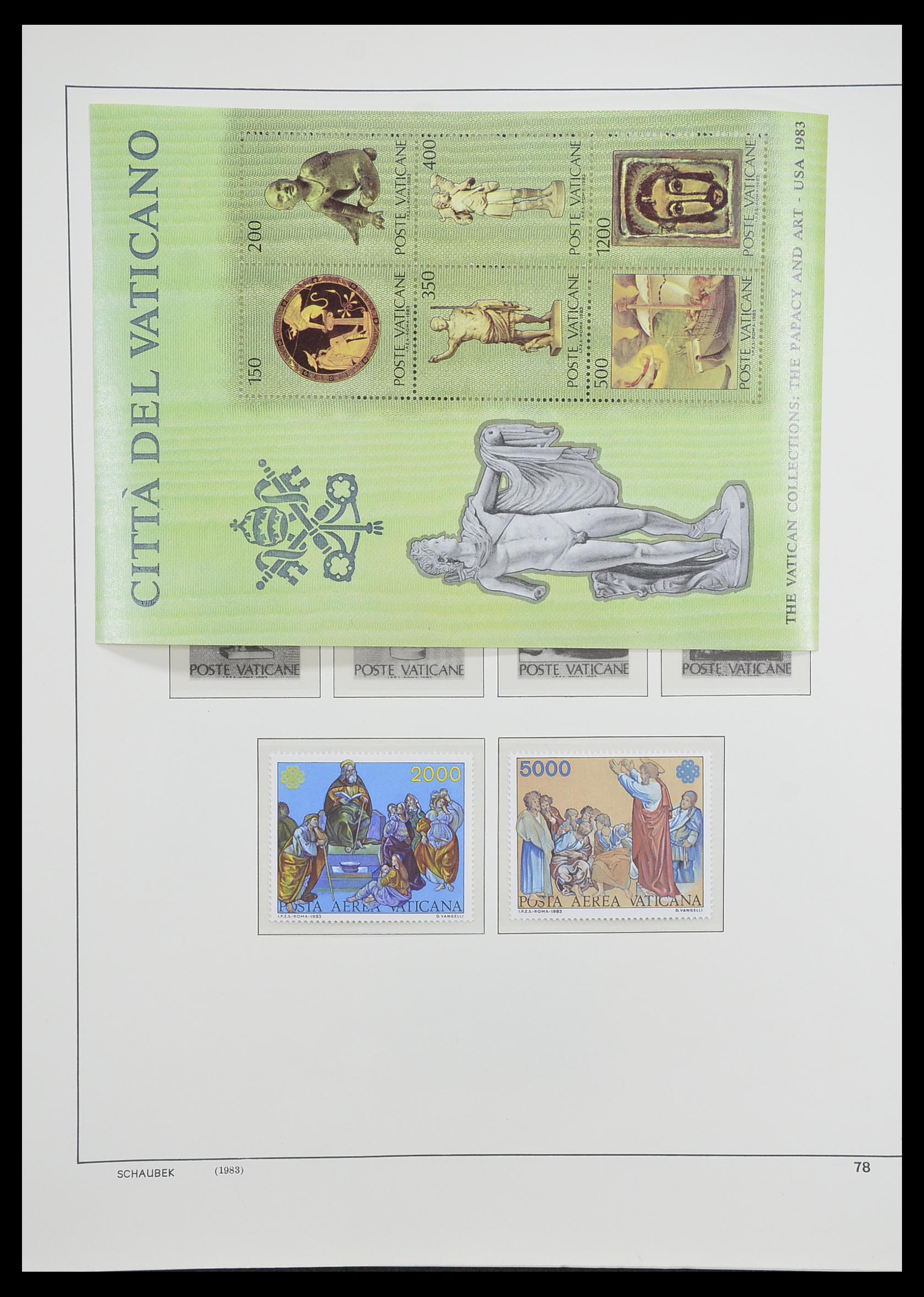 33231 084 - Postzegelverzameling 33231 Vaticaan 1852-1996.