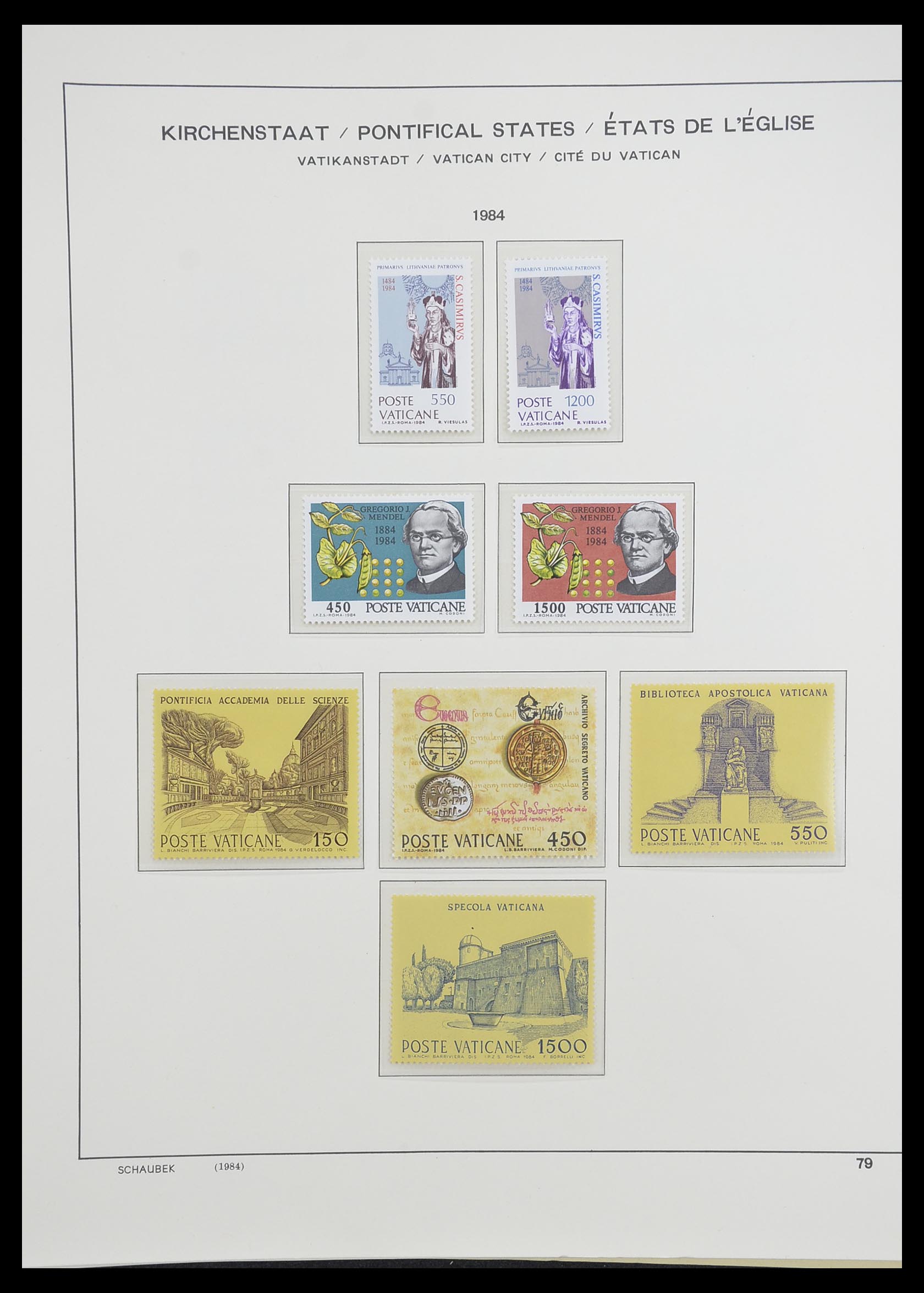 33231 085 - Postzegelverzameling 33231 Vaticaan 1852-1996.