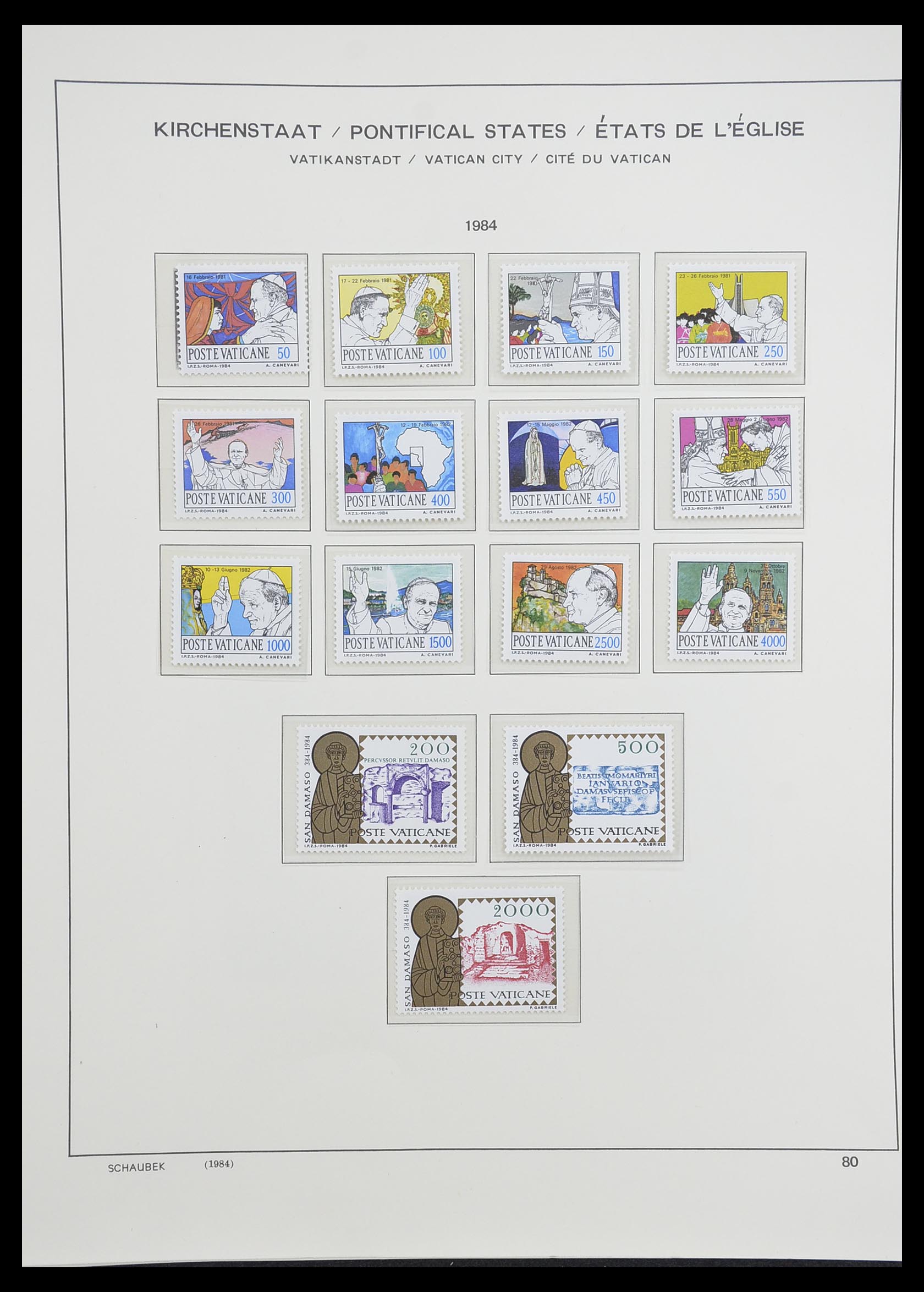 33231 086 - Postzegelverzameling 33231 Vaticaan 1852-1996.