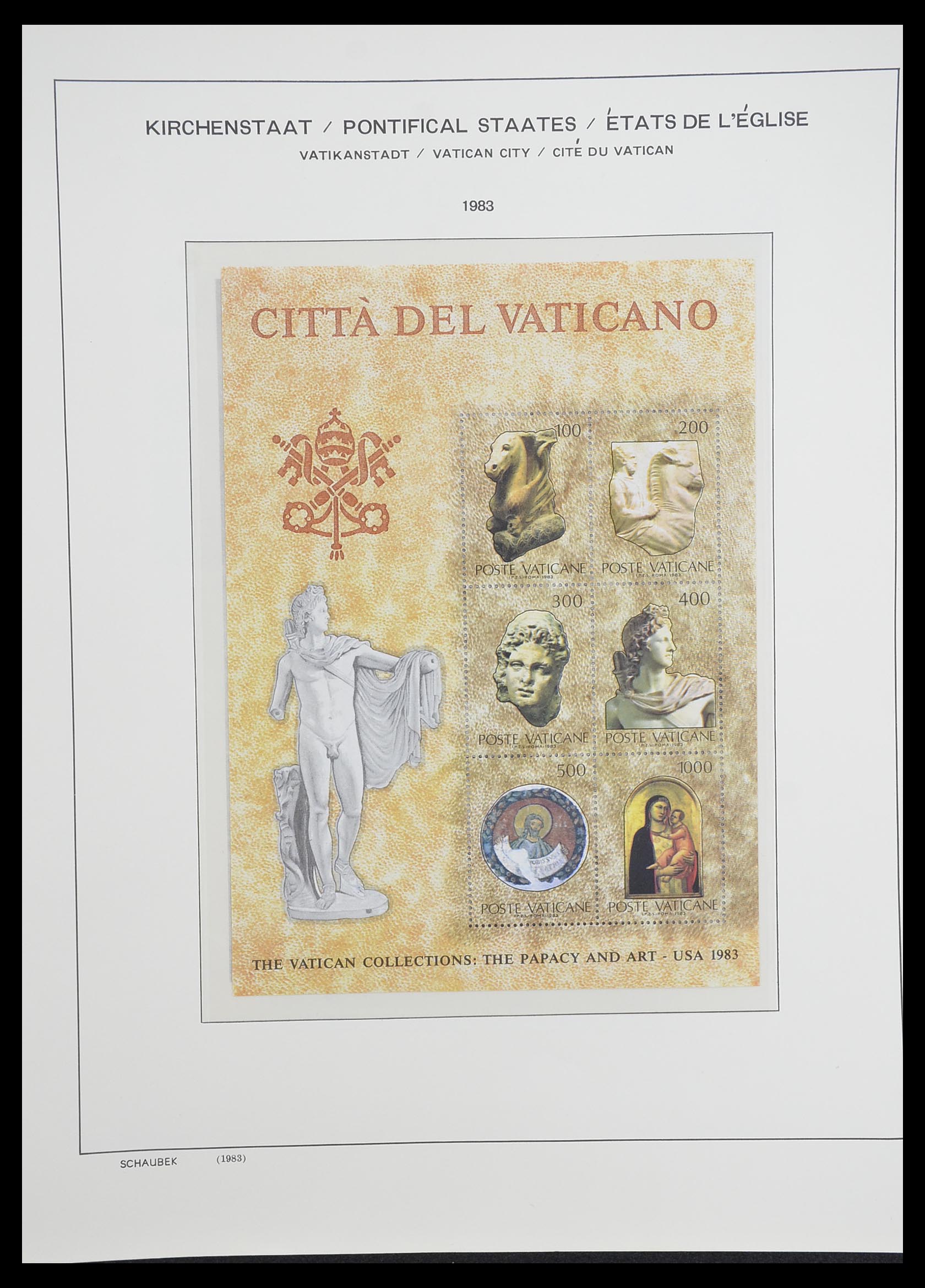 33231 089 - Postzegelverzameling 33231 Vaticaan 1852-1996.