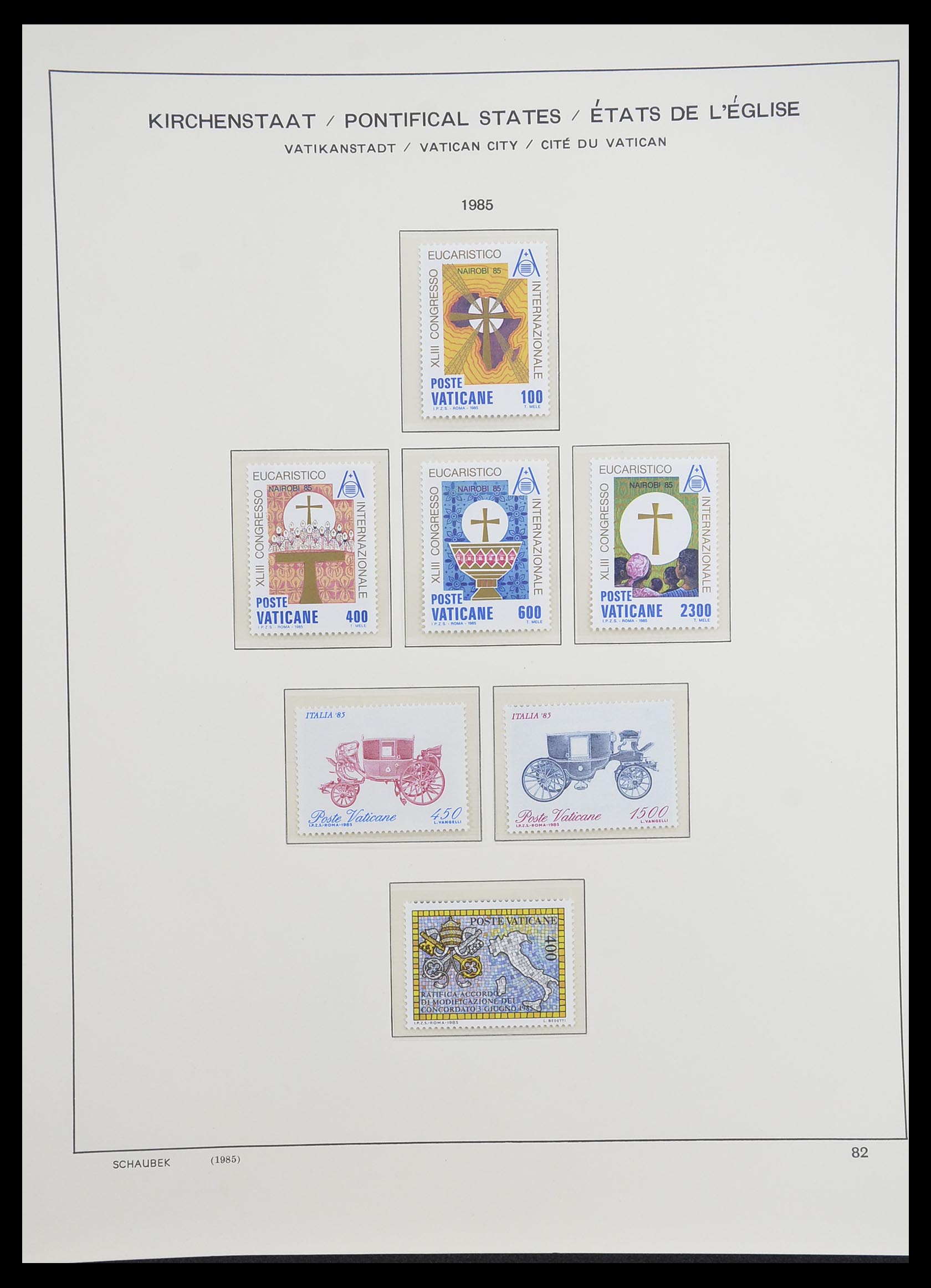 33231 092 - Postzegelverzameling 33231 Vaticaan 1852-1996.