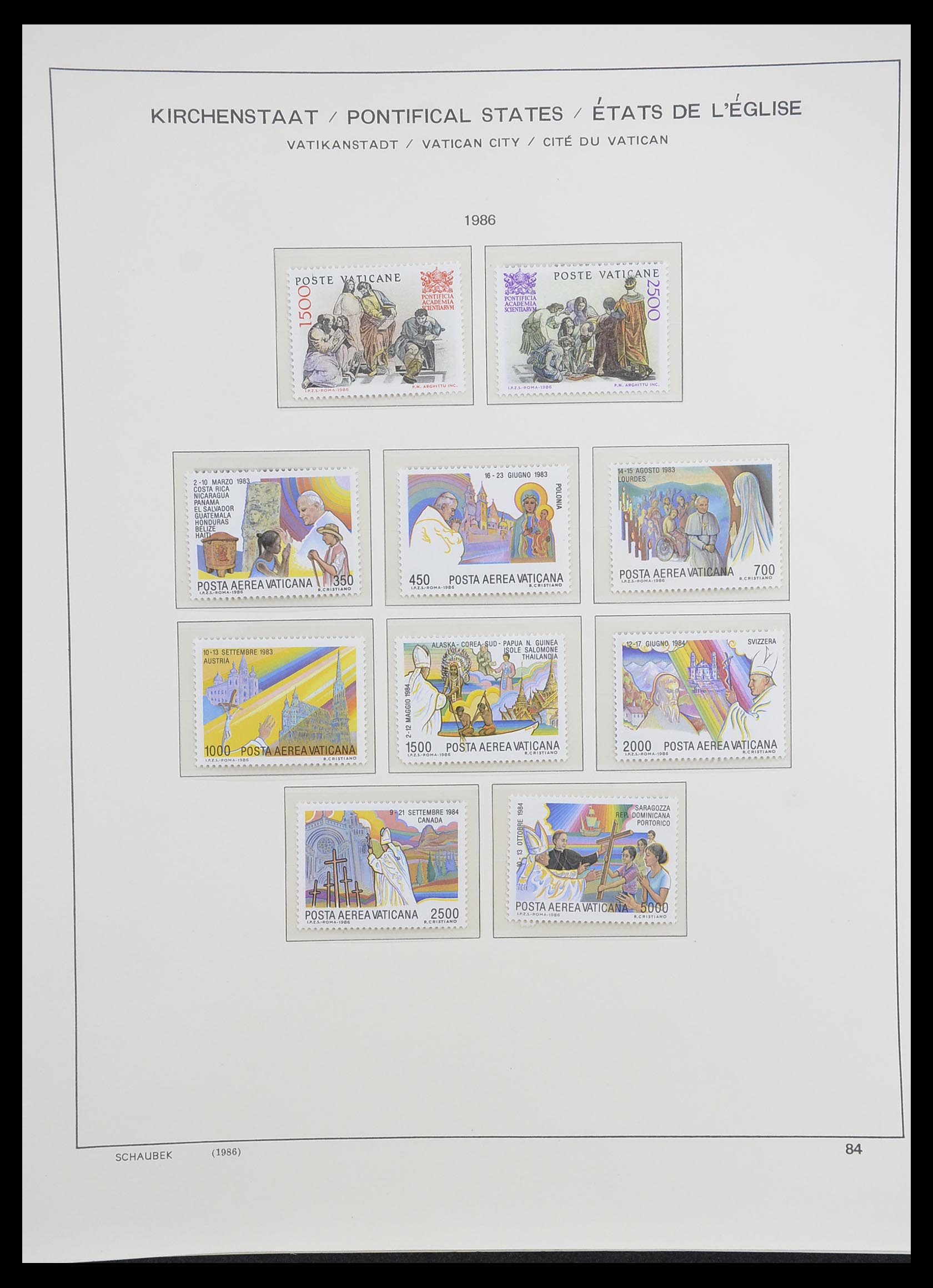 33231 094 - Postzegelverzameling 33231 Vaticaan 1852-1996.