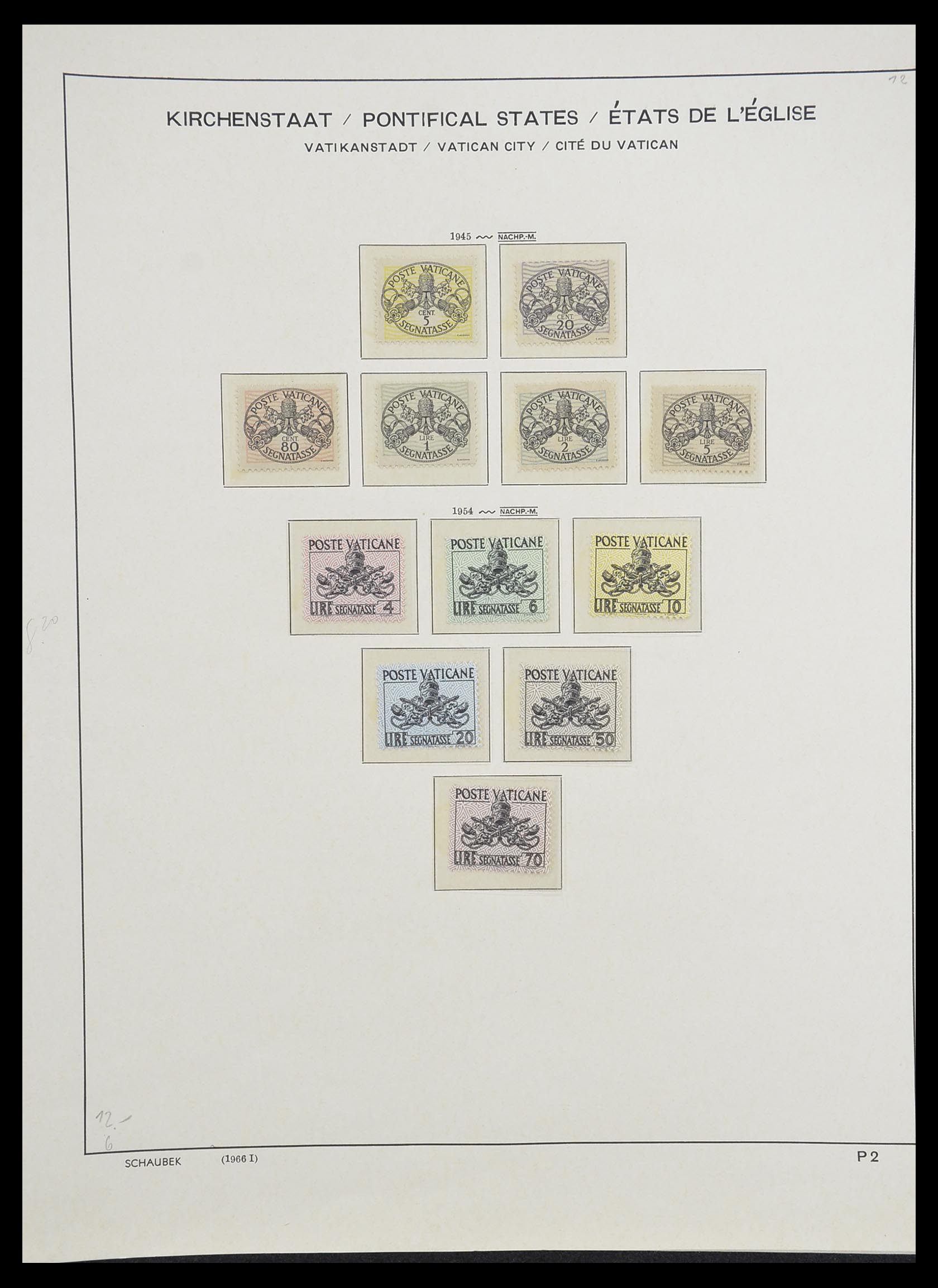 33231 098 - Postzegelverzameling 33231 Vaticaan 1852-1996.