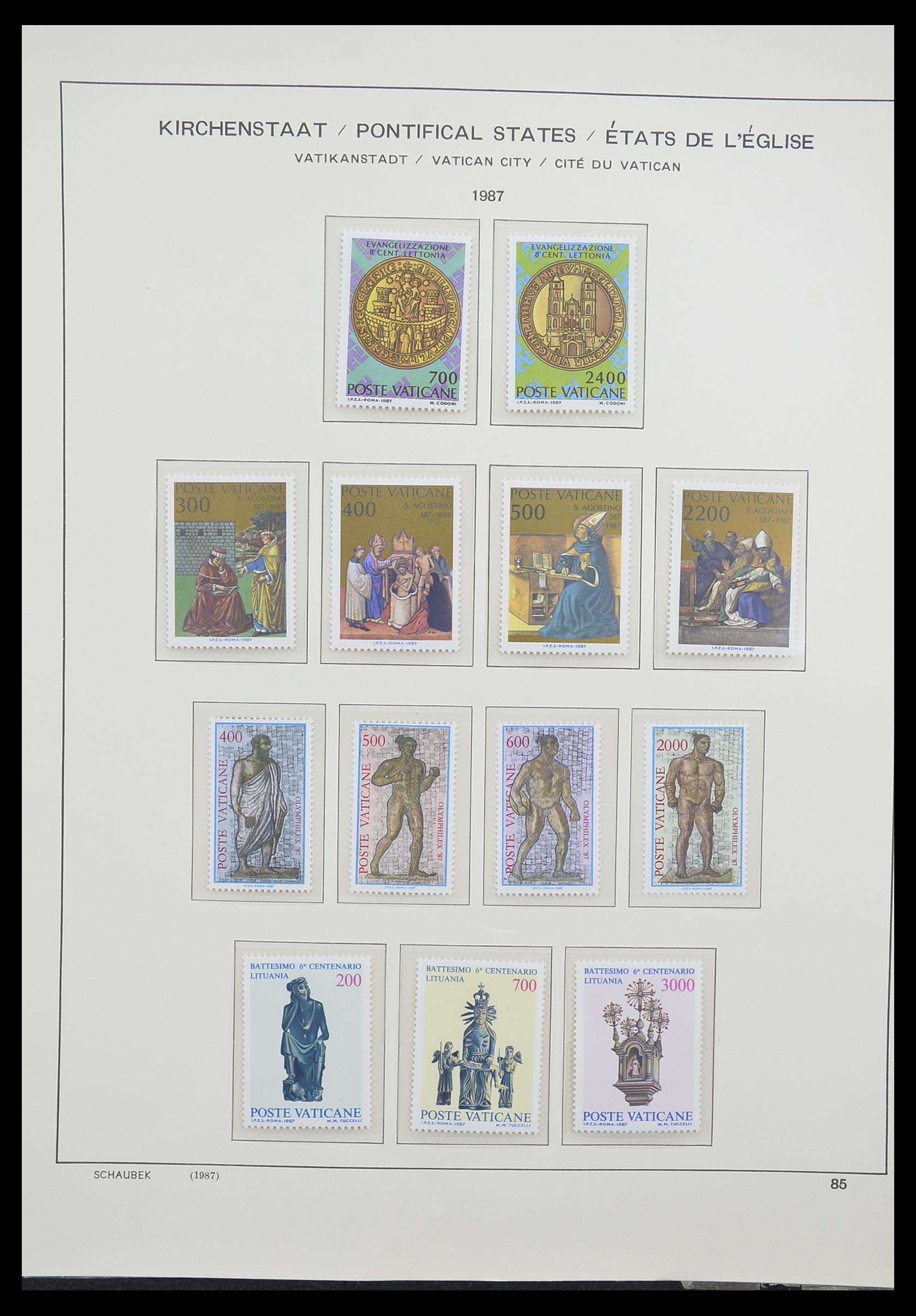 33231 101 - Stamp collection 33231 Vatican 1852-1996.