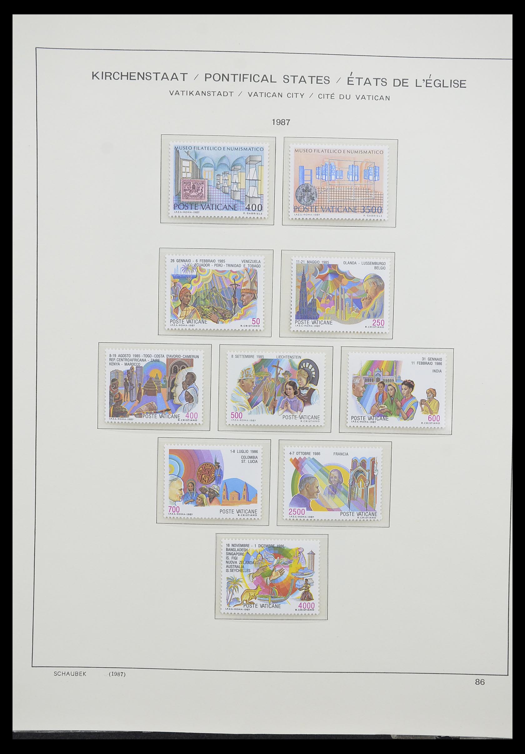 33231 102 - Postzegelverzameling 33231 Vaticaan 1852-1996.