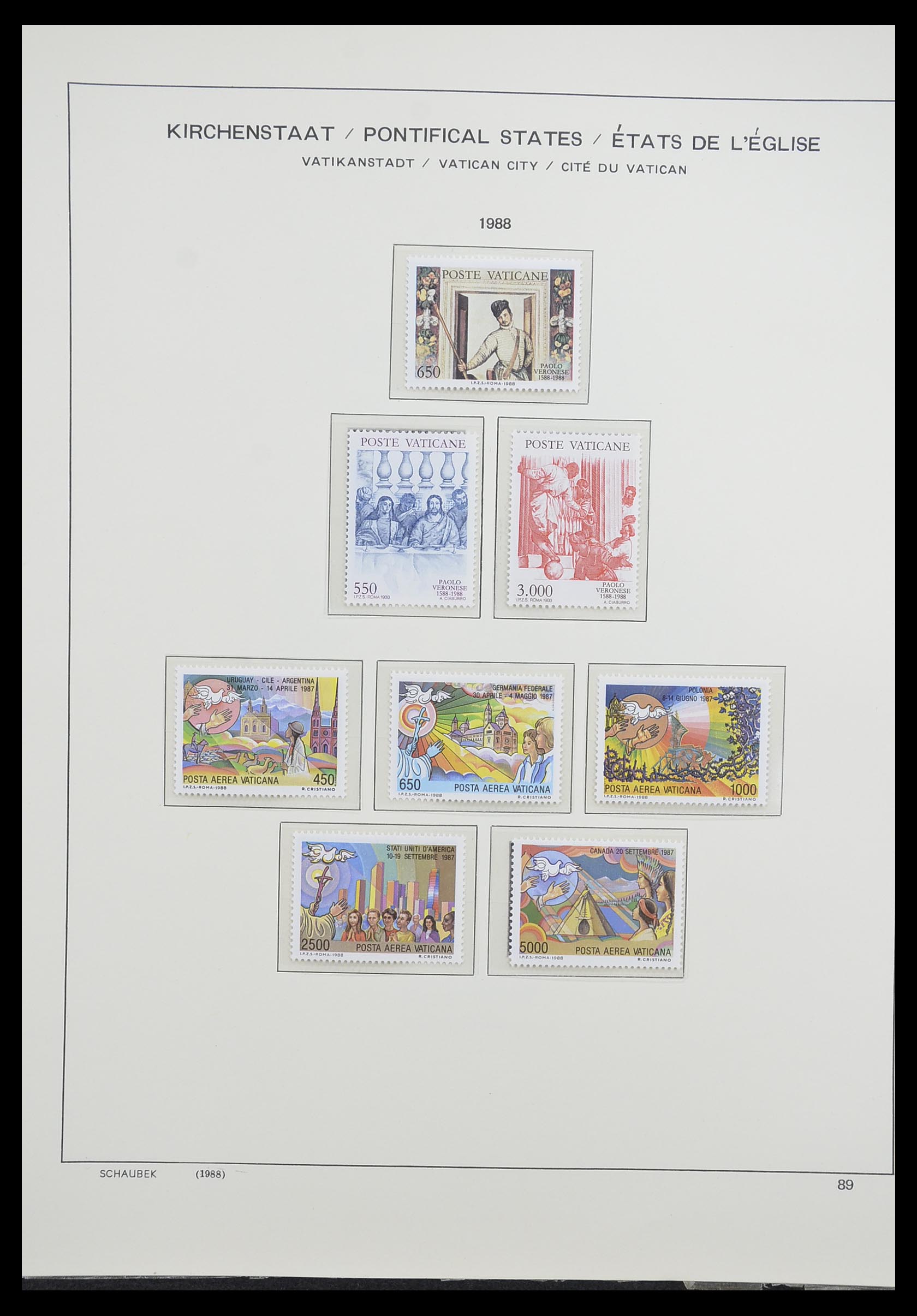 33231 106 - Postzegelverzameling 33231 Vaticaan 1852-1996.