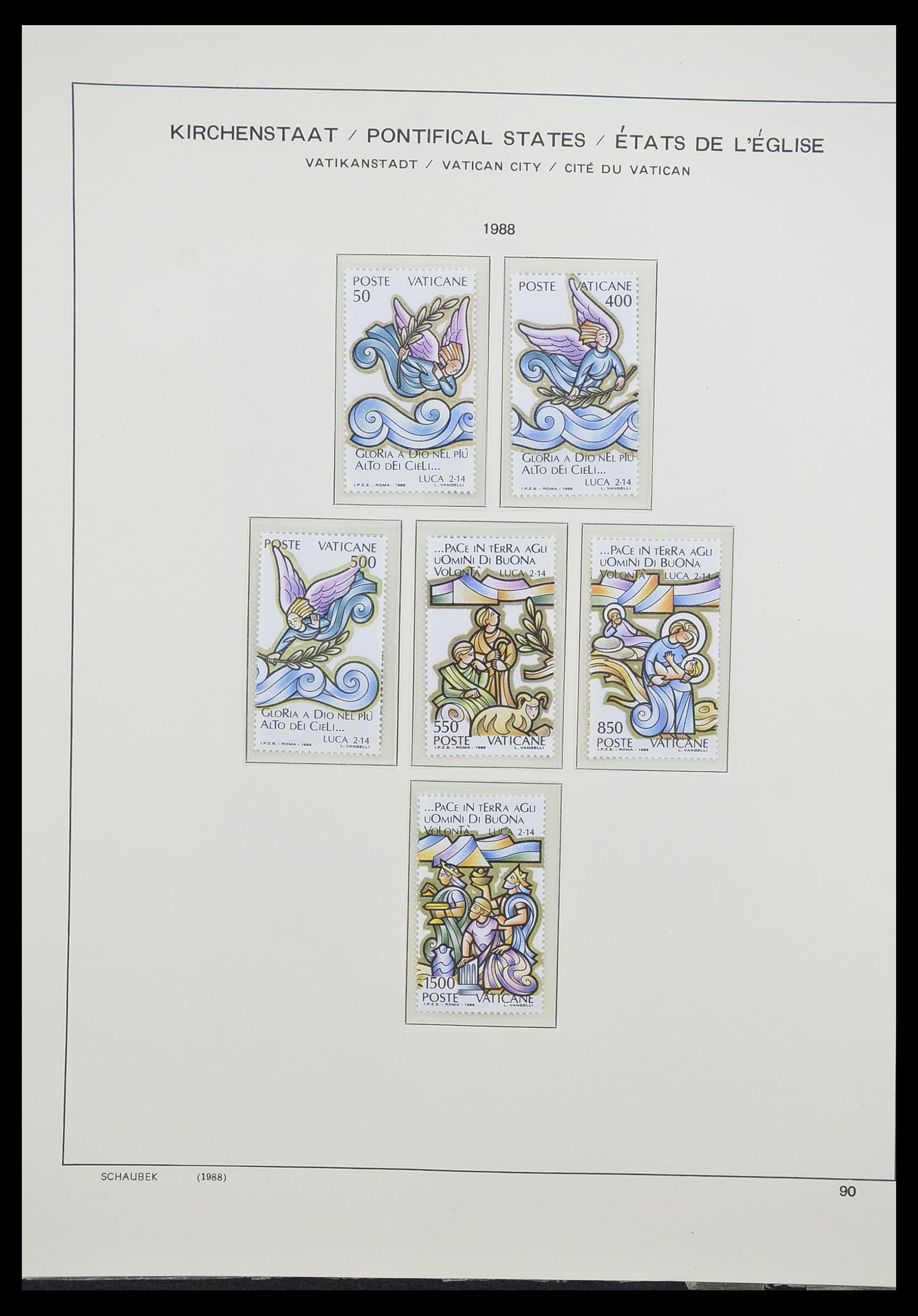 33231 107 - Postzegelverzameling 33231 Vaticaan 1852-1996.