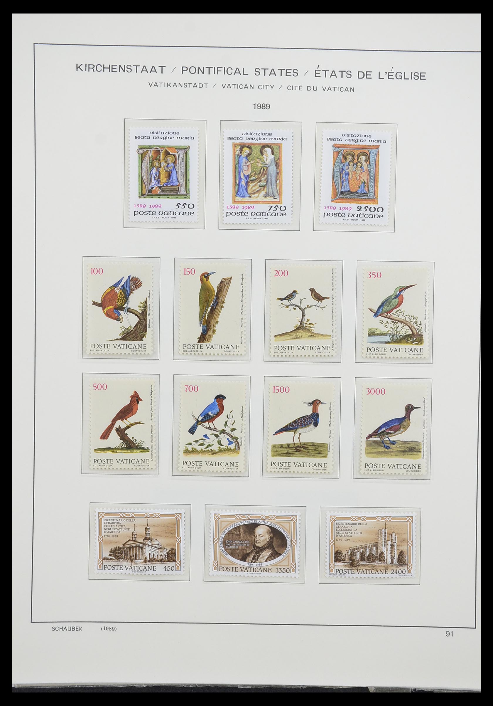 33231 109 - Postzegelverzameling 33231 Vaticaan 1852-1996.