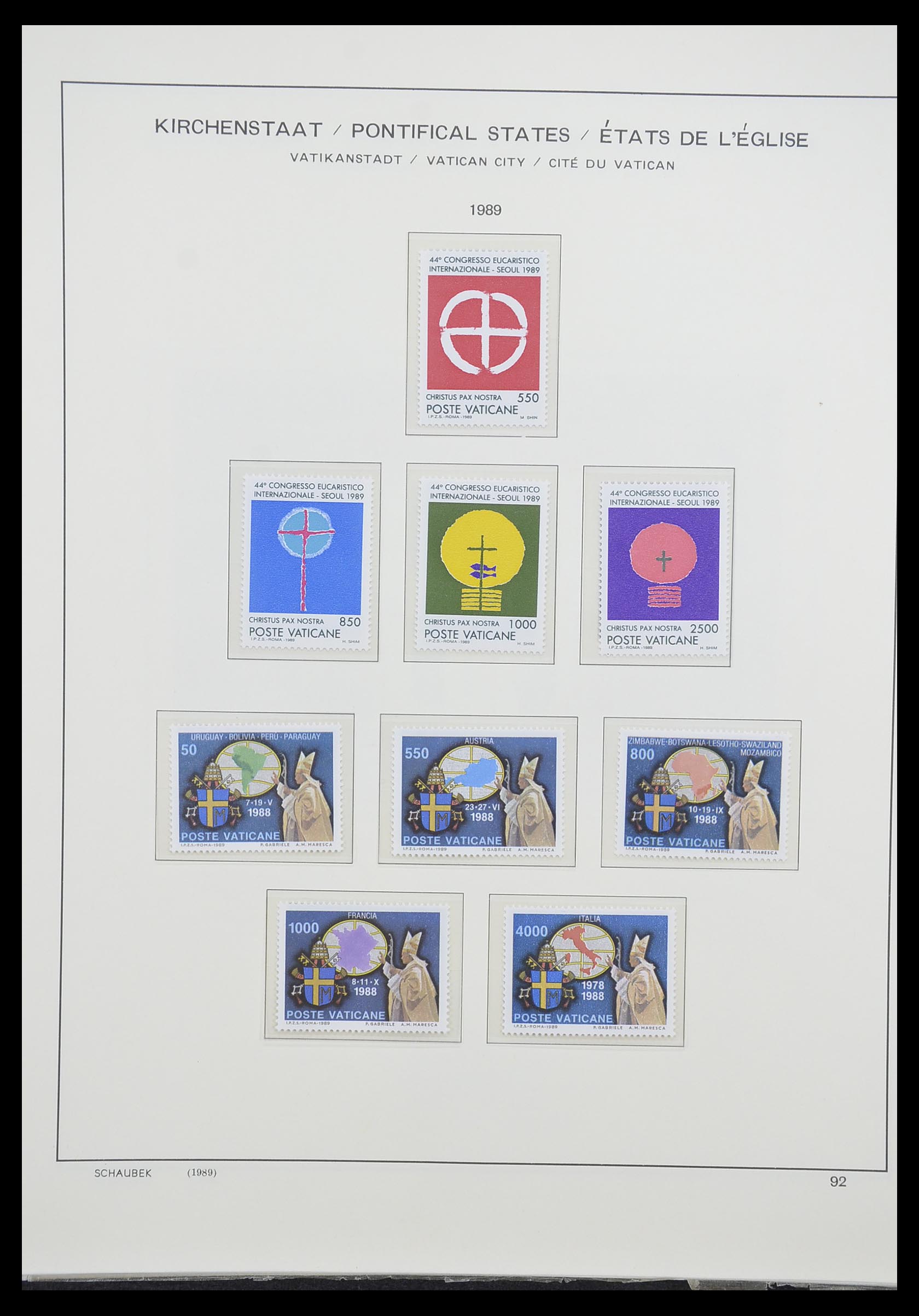 33231 110 - Postzegelverzameling 33231 Vaticaan 1852-1996.