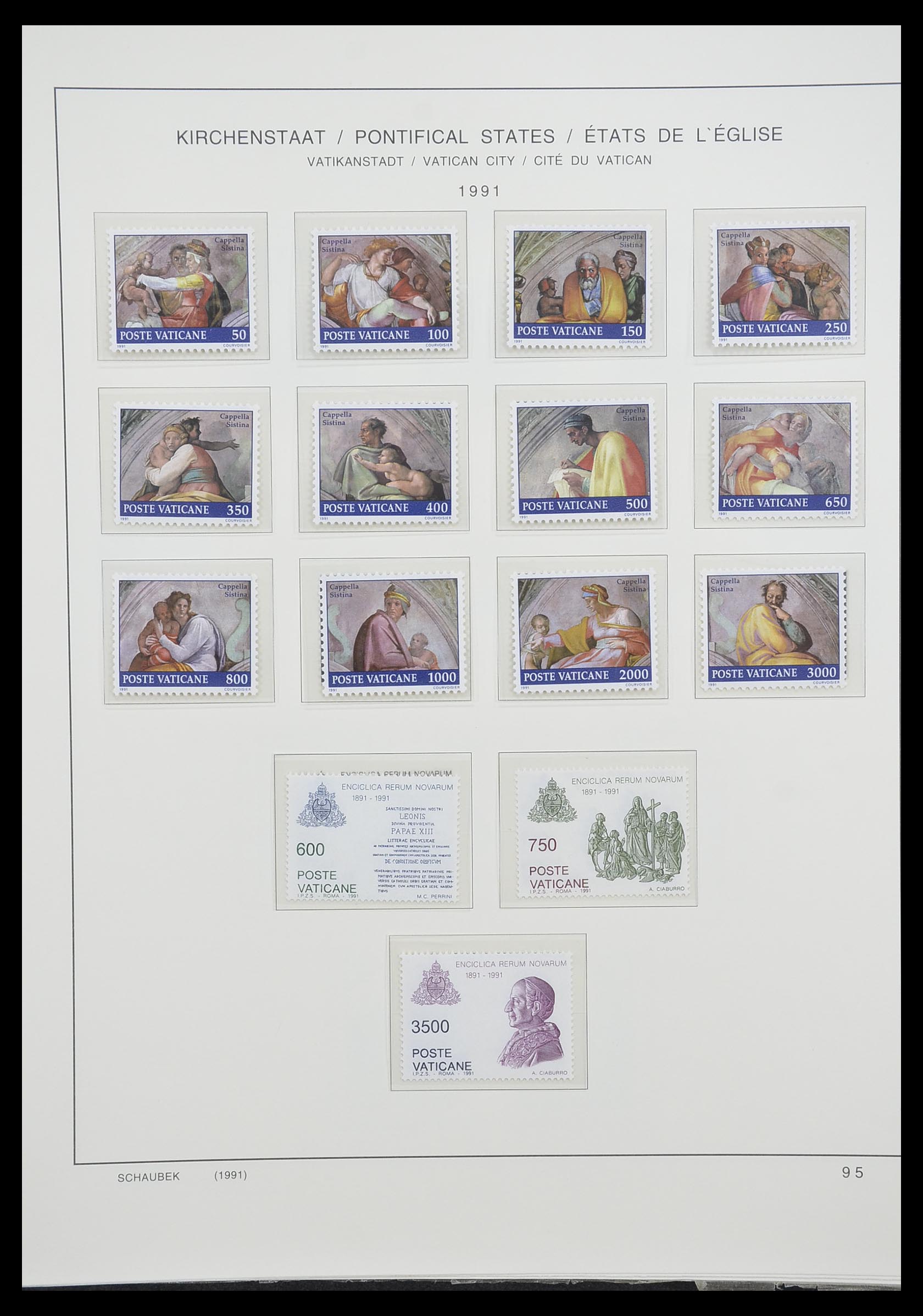 33231 115 - Postzegelverzameling 33231 Vaticaan 1852-1996.