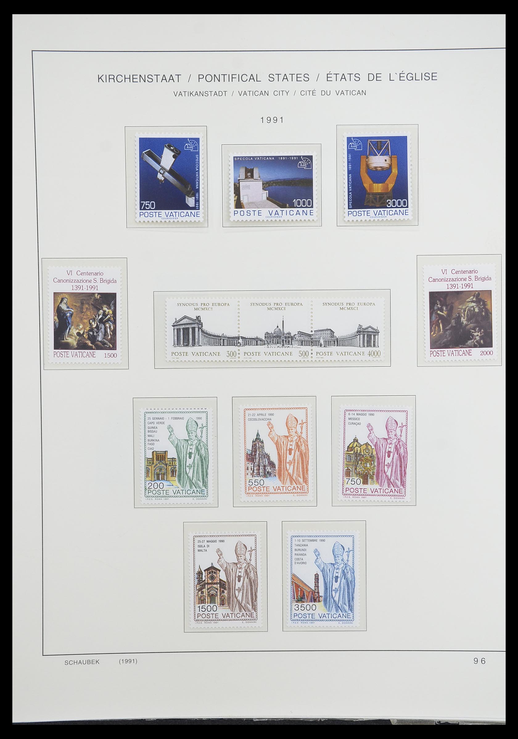 33231 116 - Postzegelverzameling 33231 Vaticaan 1852-1996.