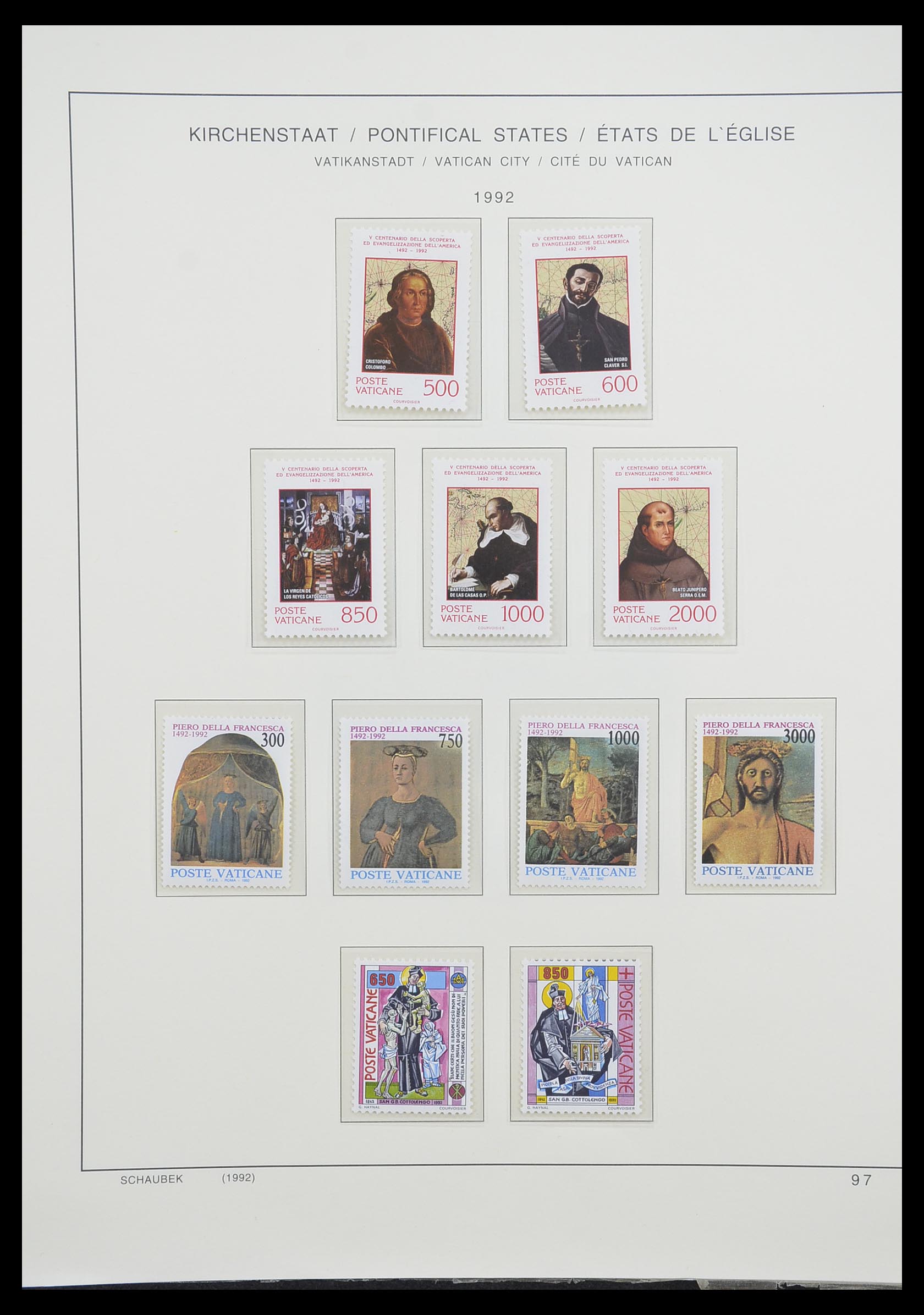 33231 117 - Postzegelverzameling 33231 Vaticaan 1852-1996.