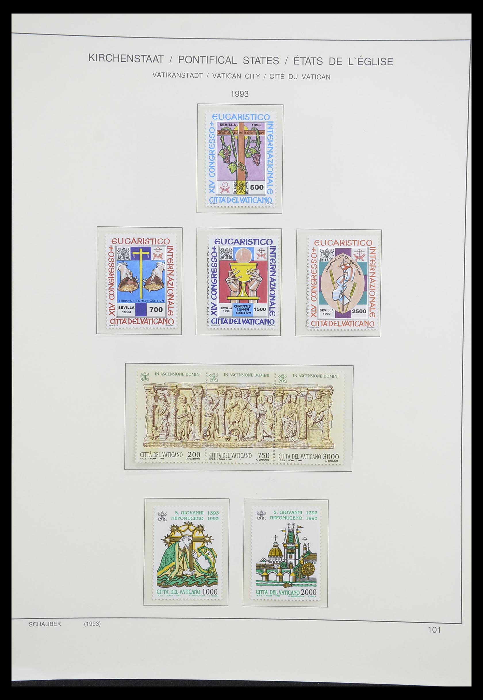 33231 122 - Postzegelverzameling 33231 Vaticaan 1852-1996.