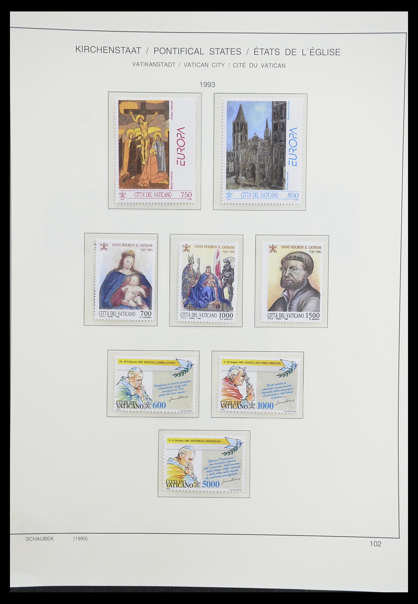 33231 123 - Postzegelverzameling 33231 Vaticaan 1852-1996.