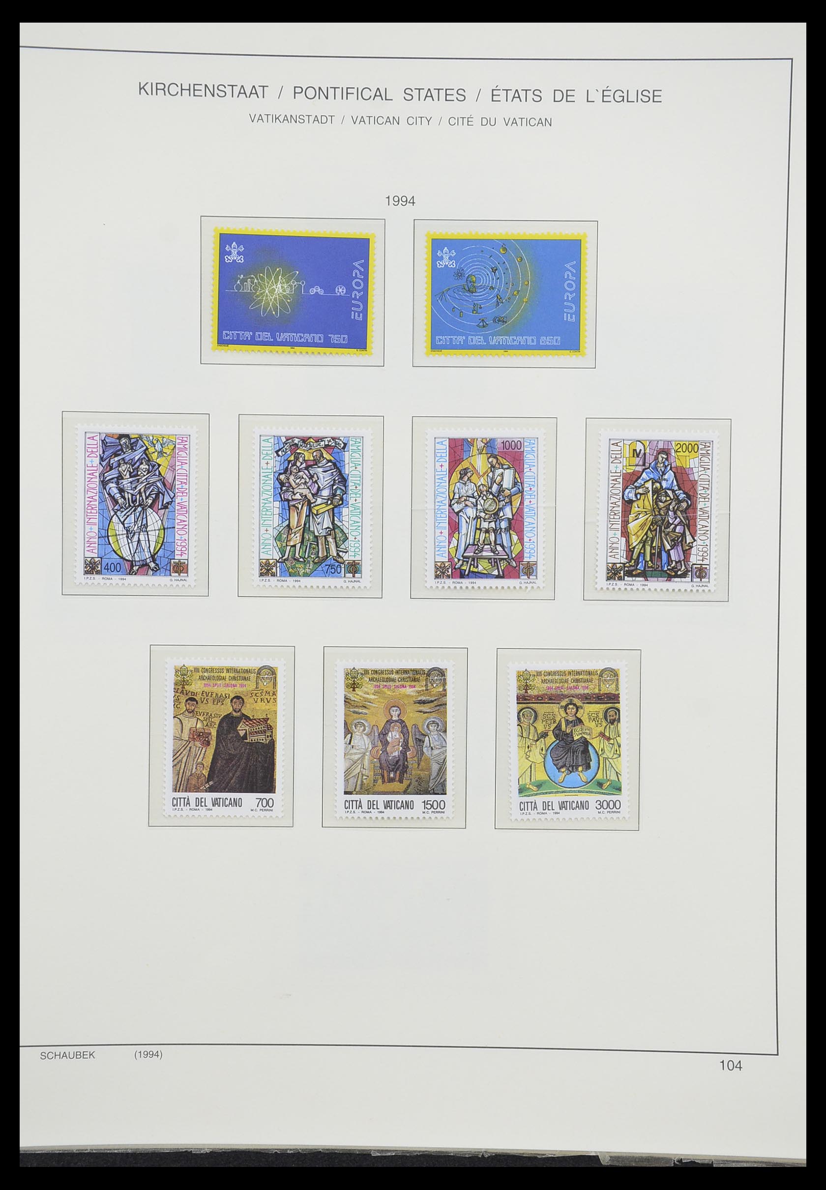 33231 125 - Postzegelverzameling 33231 Vaticaan 1852-1996.
