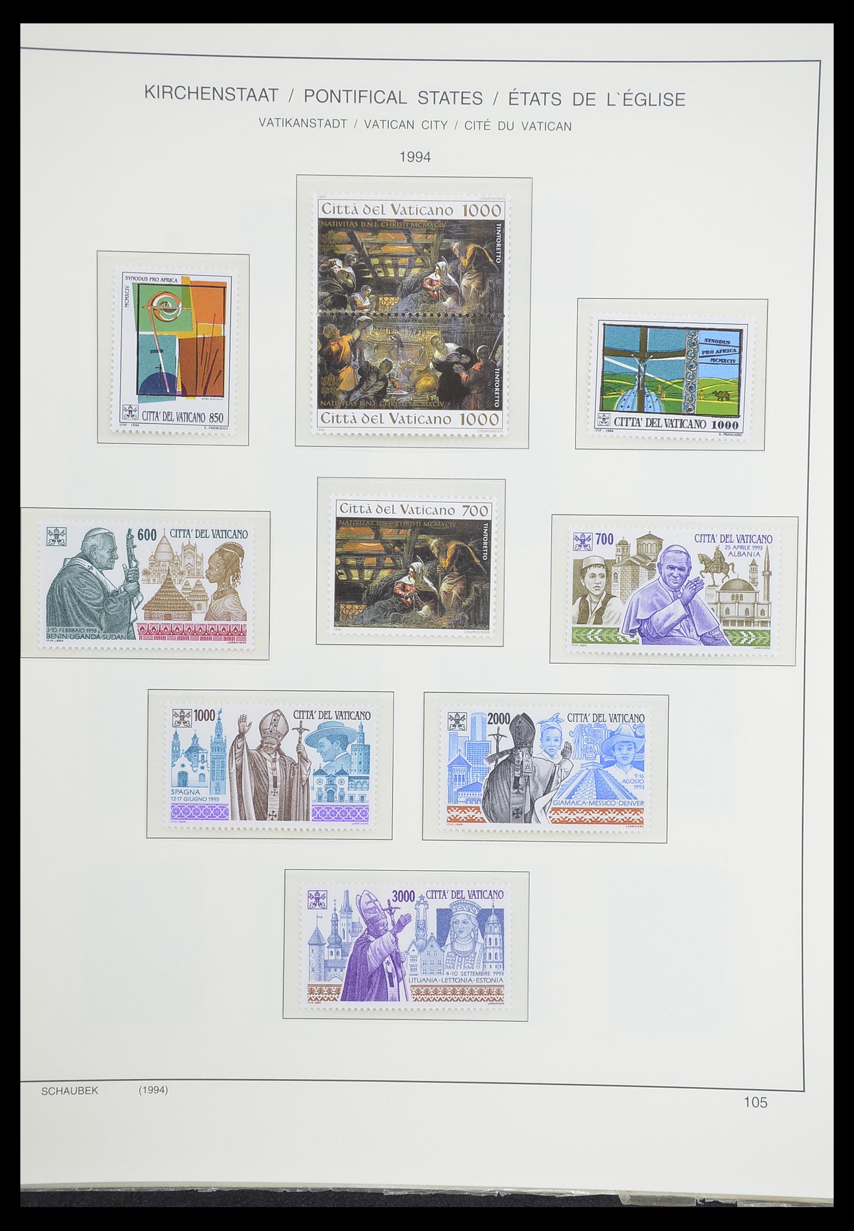 33231 126 - Postzegelverzameling 33231 Vaticaan 1852-1996.