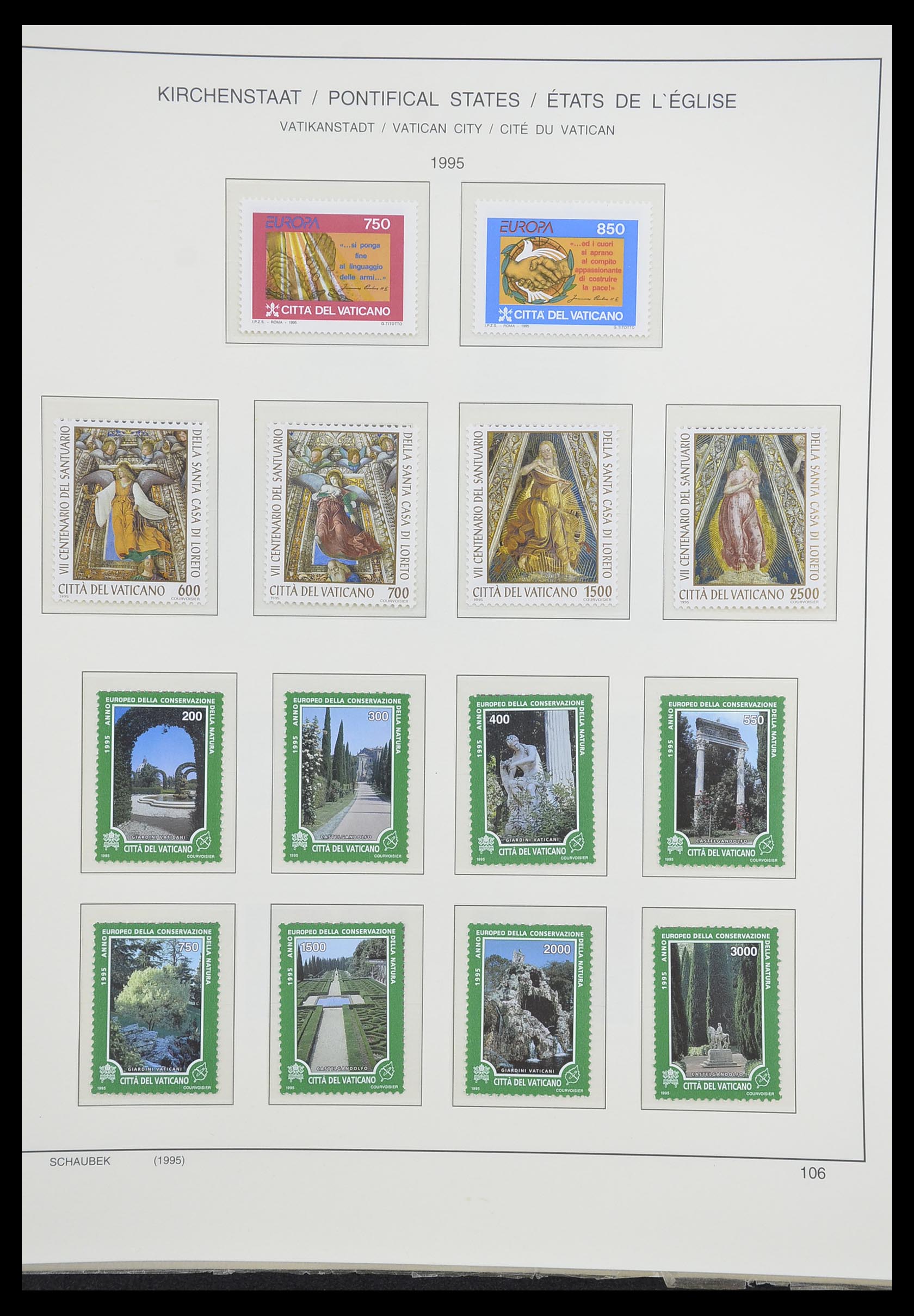 33231 127 - Postzegelverzameling 33231 Vaticaan 1852-1996.