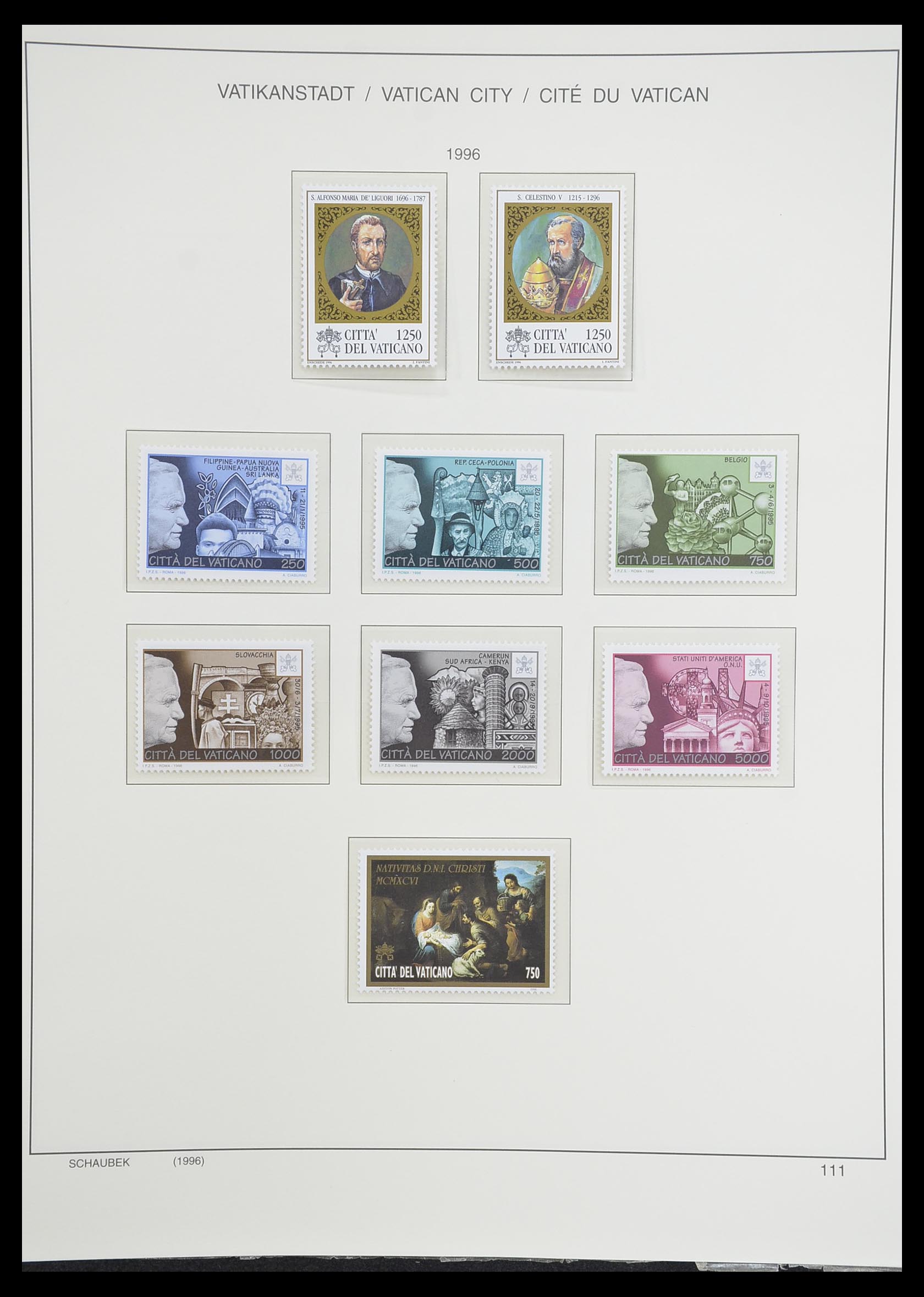 33231 133 - Postzegelverzameling 33231 Vaticaan 1852-1996.