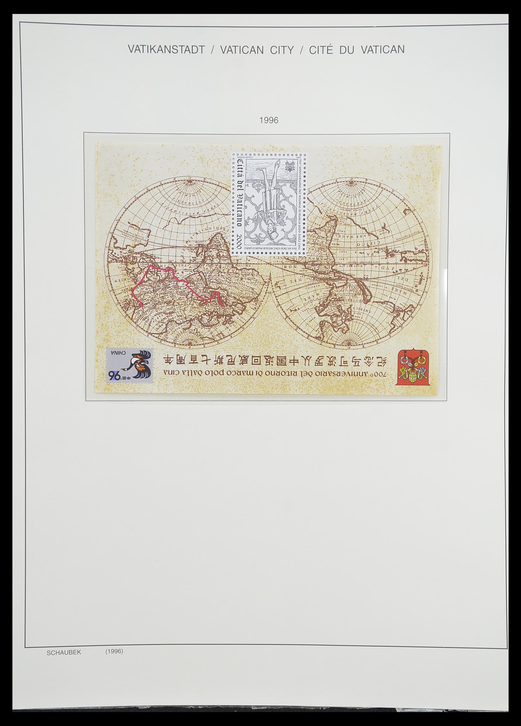 33231 134 - Postzegelverzameling 33231 Vaticaan 1852-1996.
