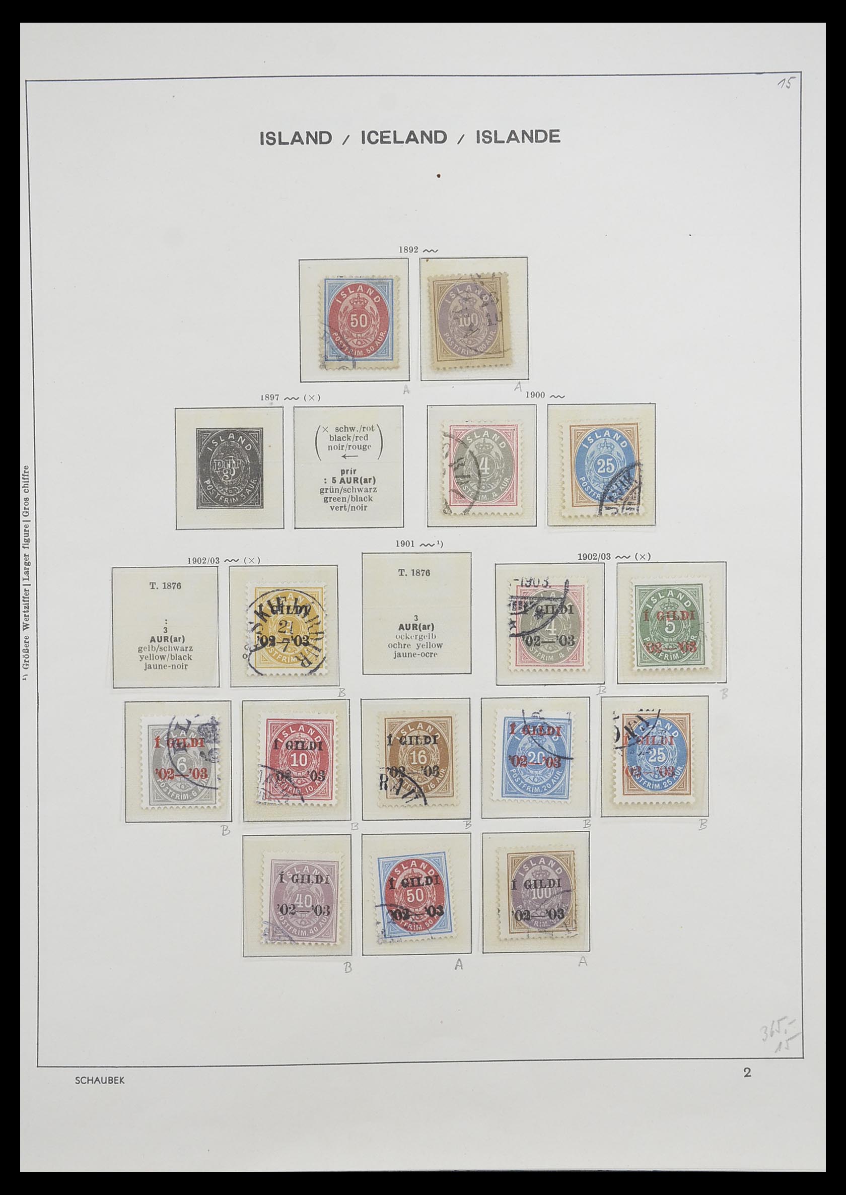 33237 003 - Postzegelverzameling 33237 IJsland 1876-1996.