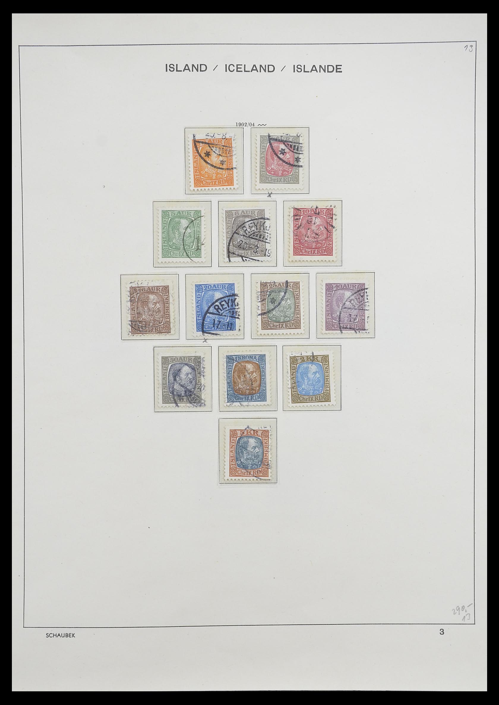 33237 005 - Stamp collection 33237 Iceland 1876-1996.