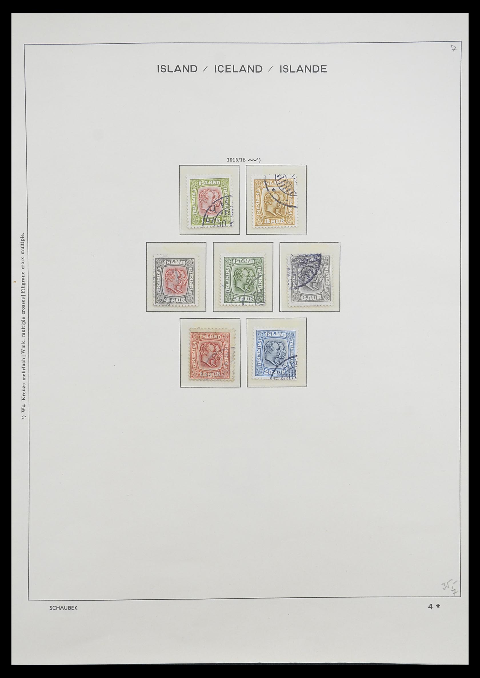 33237 007 - Postzegelverzameling 33237 IJsland 1876-1996.