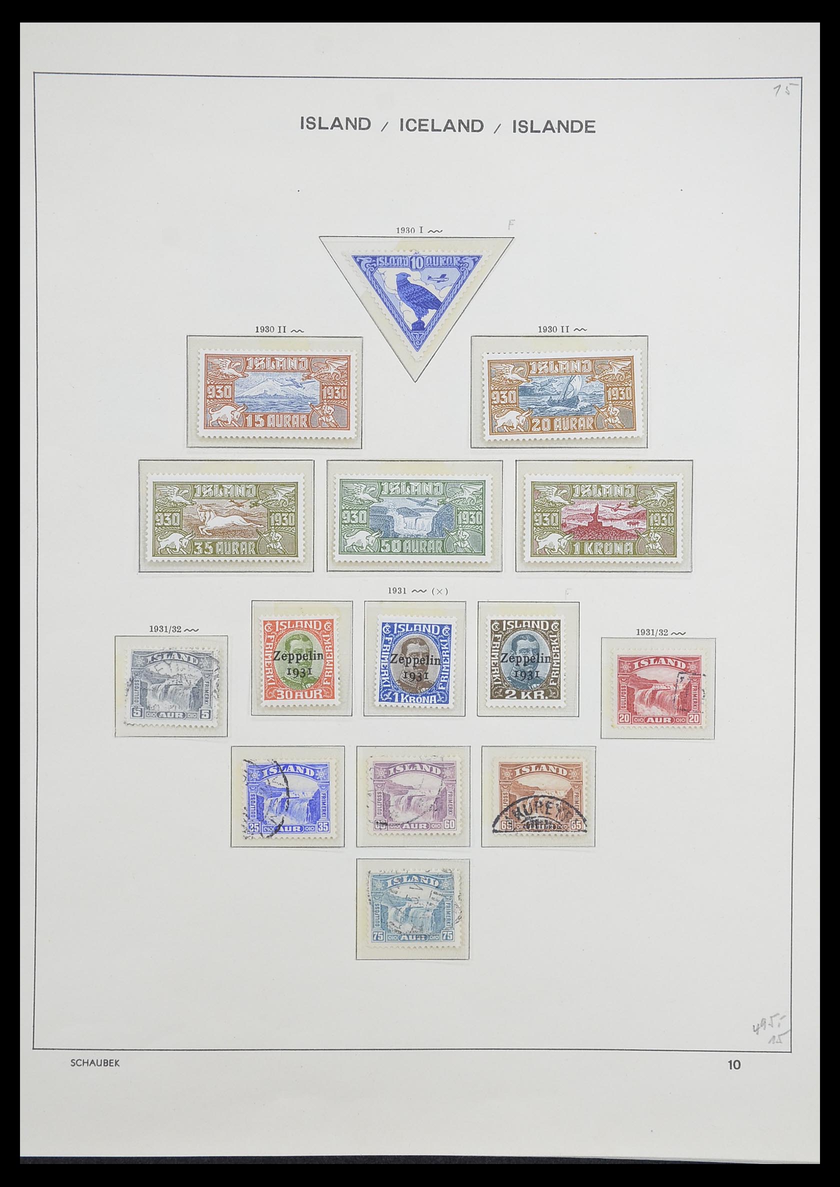 33237 013 - Stamp collection 33237 Iceland 1876-1996.