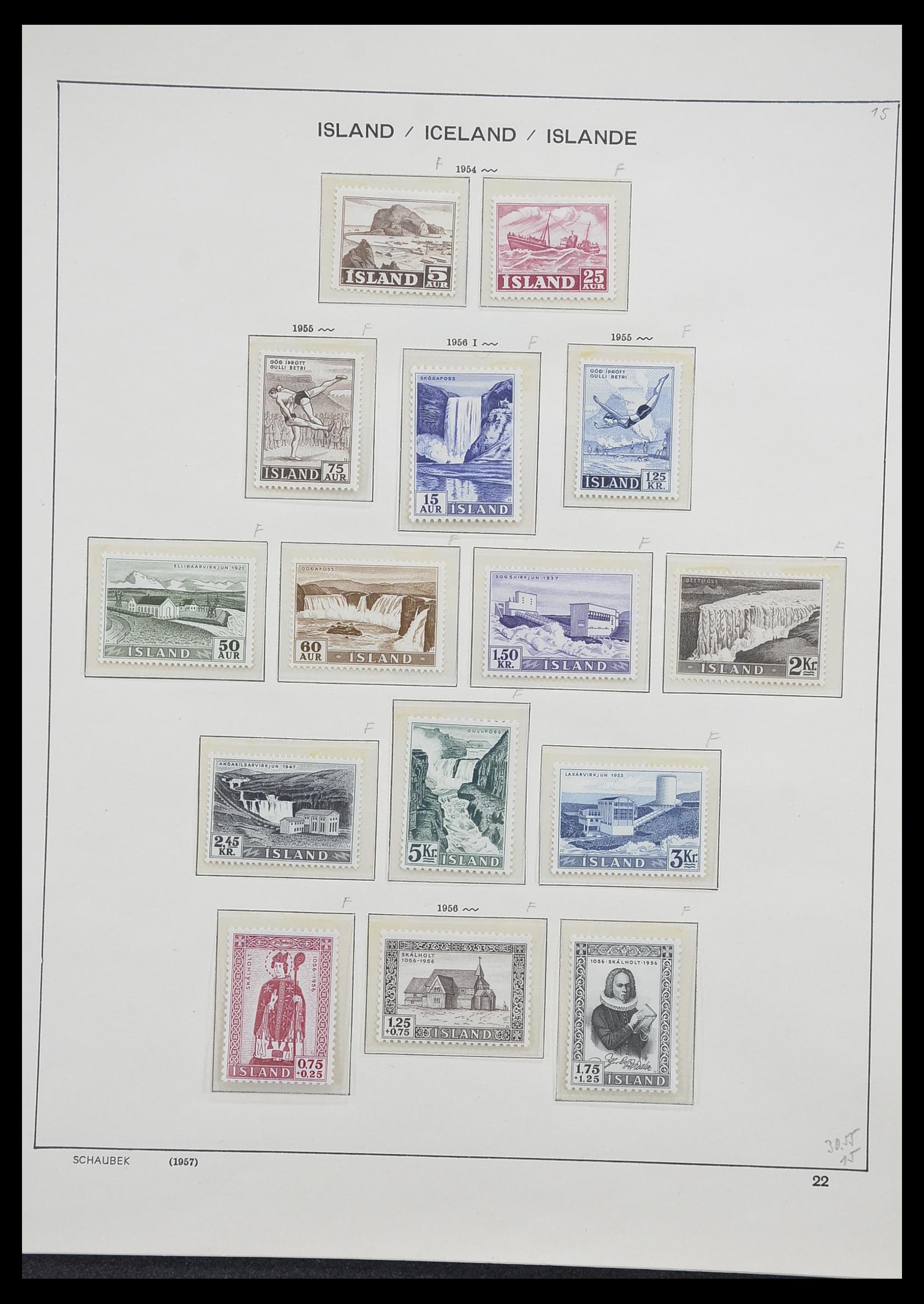 33237 026 - Stamp collection 33237 Iceland 1876-1996.