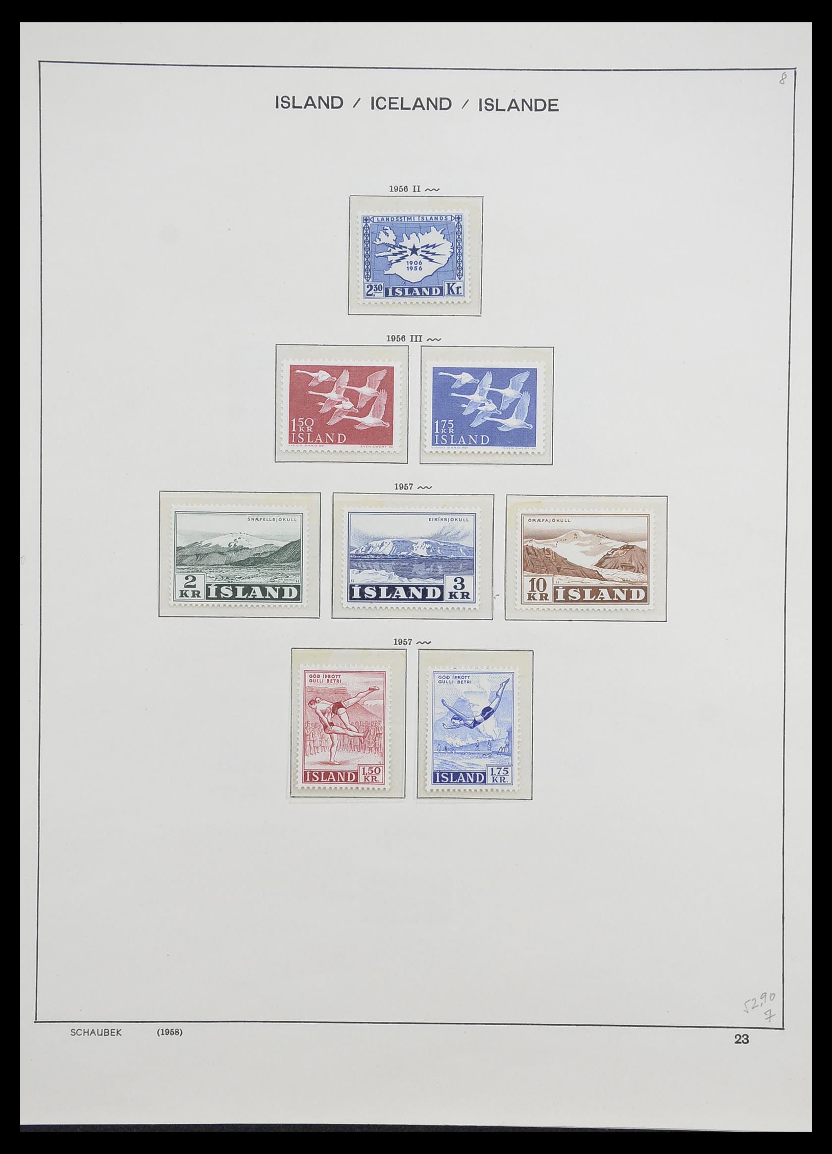 33237 027 - Postzegelverzameling 33237 IJsland 1876-1996.