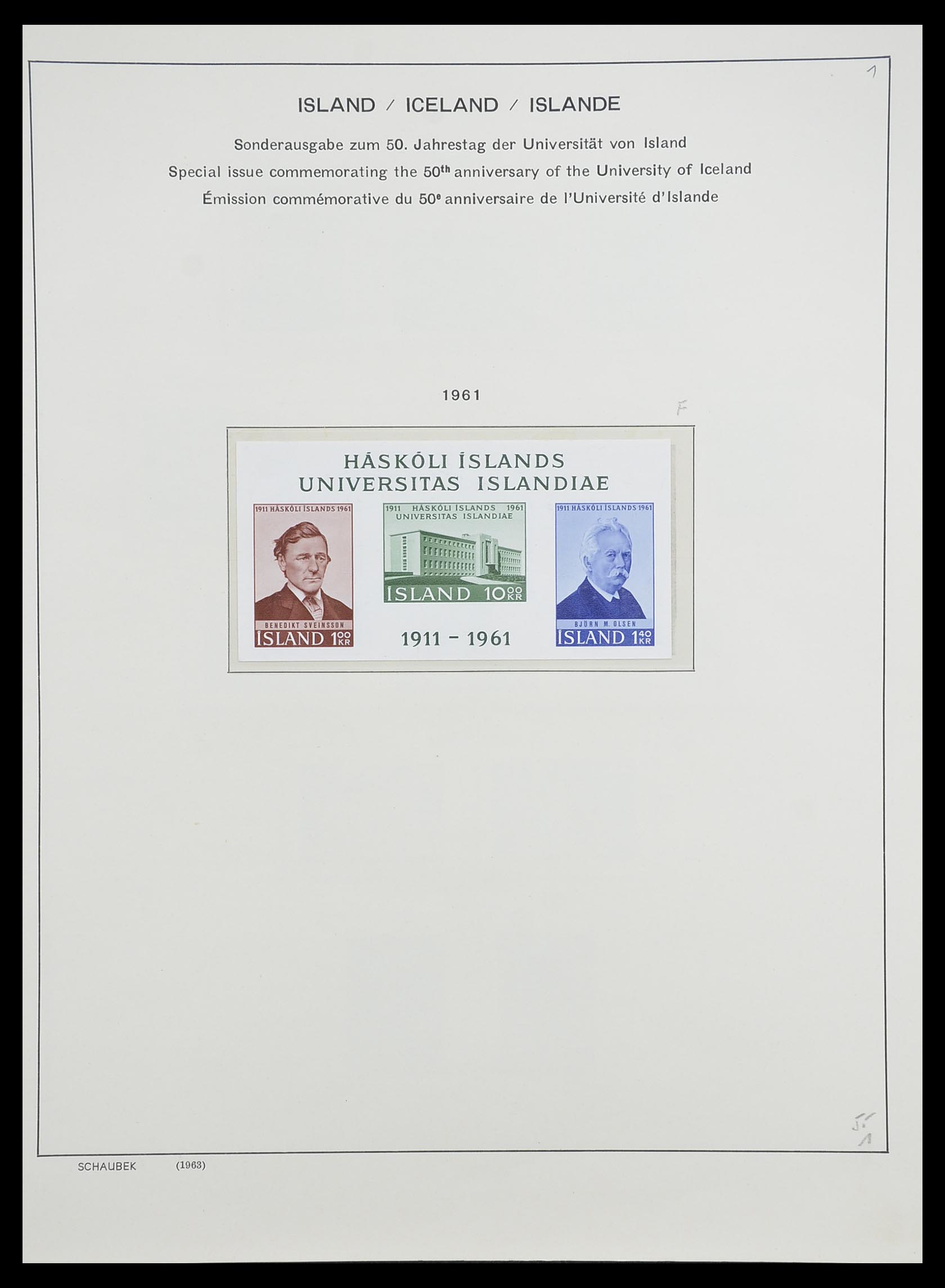 33237 031 - Postzegelverzameling 33237 IJsland 1876-1996.