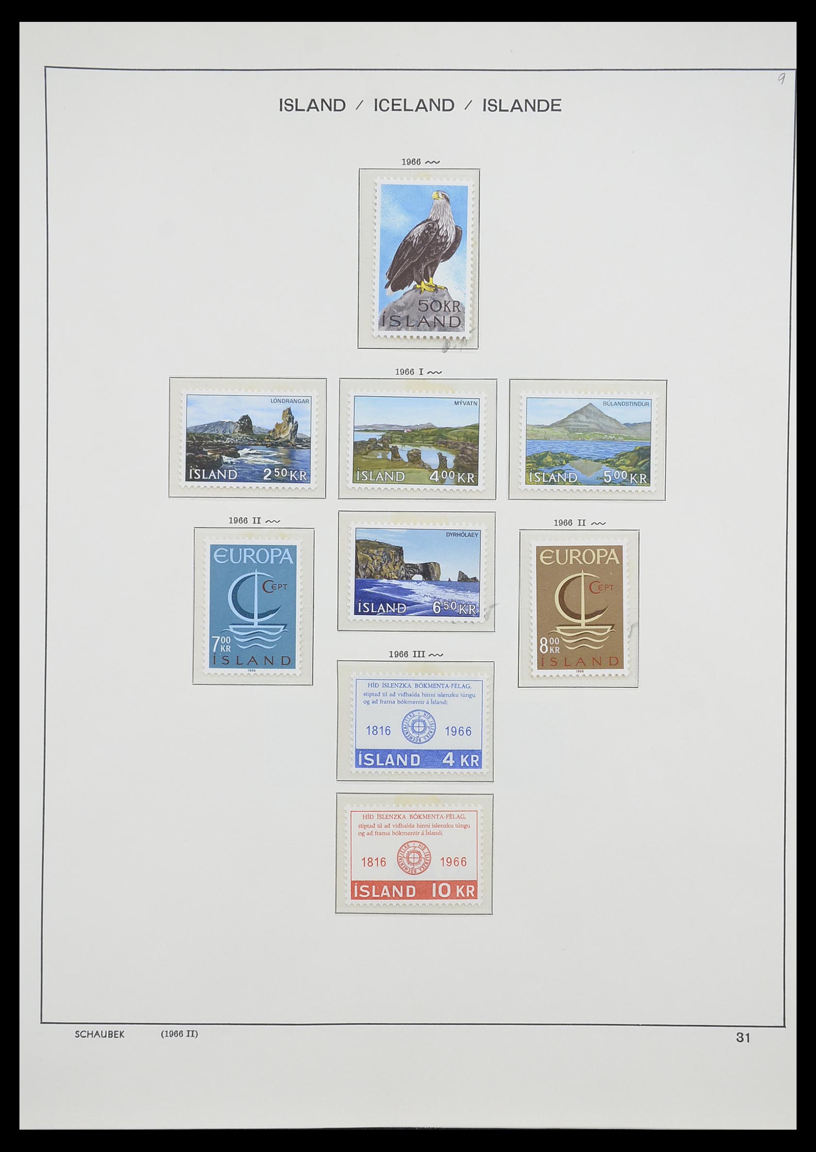 33237 036 - Stamp collection 33237 Iceland 1876-1996.
