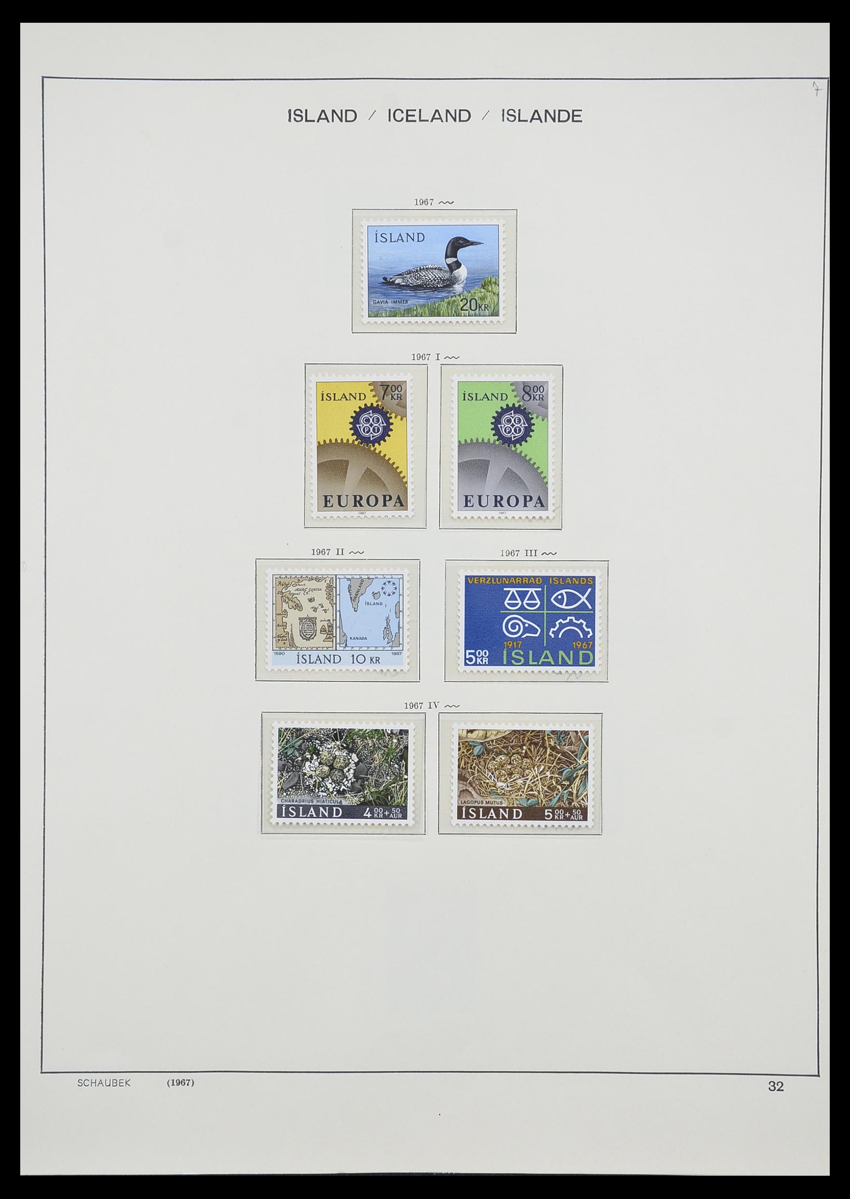 33237 037 - Postzegelverzameling 33237 IJsland 1876-1996.