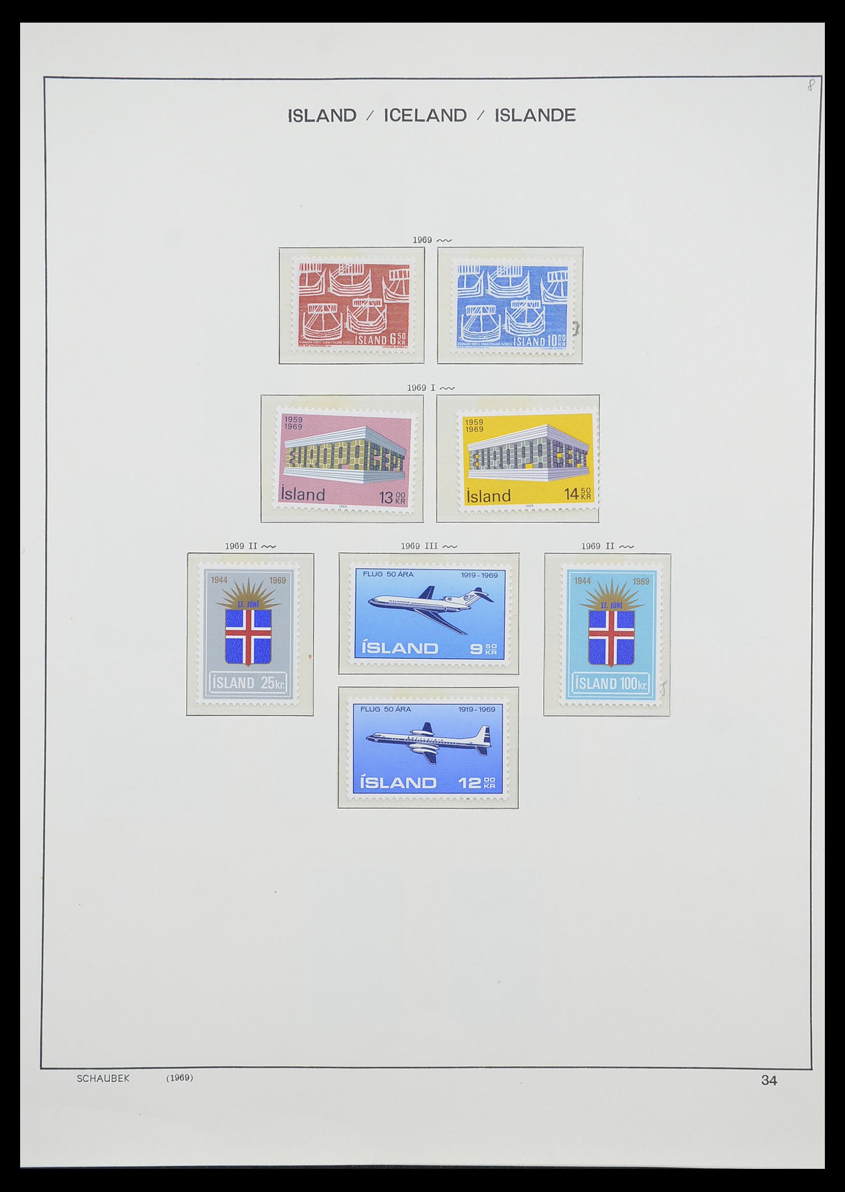 33237 039 - Postzegelverzameling 33237 IJsland 1876-1996.