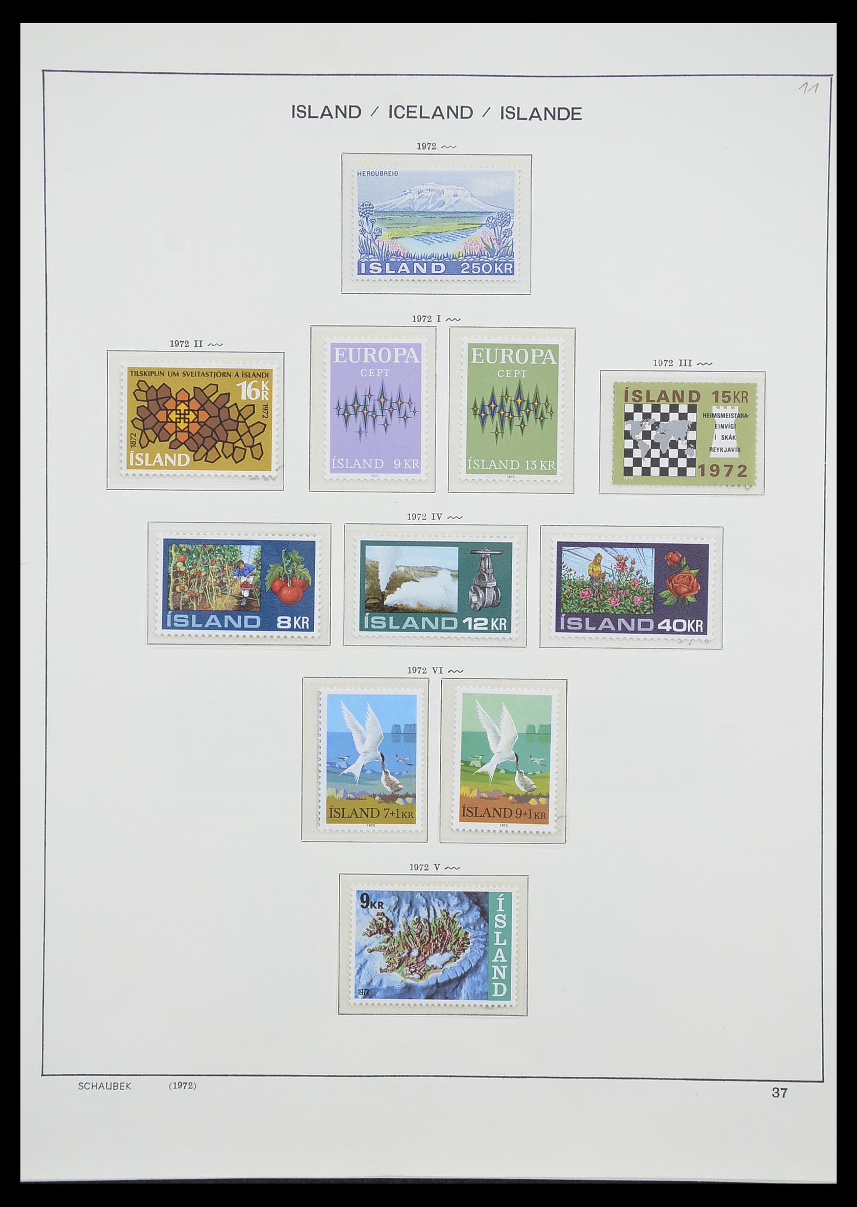 33237 042 - Stamp collection 33237 Iceland 1876-1996.