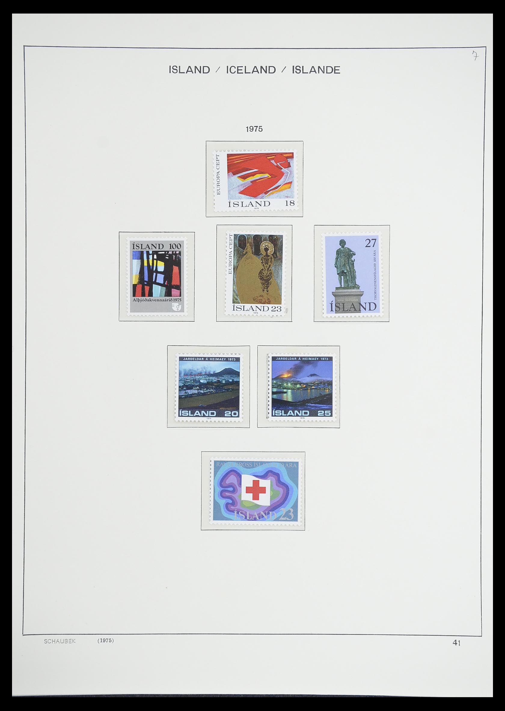 33237 046 - Postzegelverzameling 33237 IJsland 1876-1996.