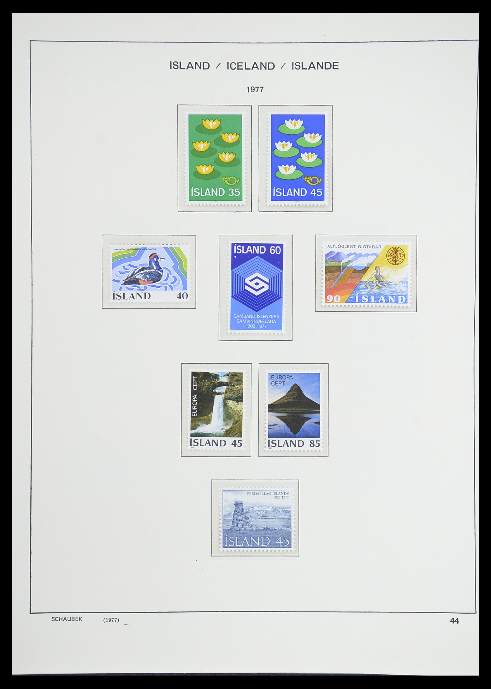 33237 049 - Postzegelverzameling 33237 IJsland 1876-1996.