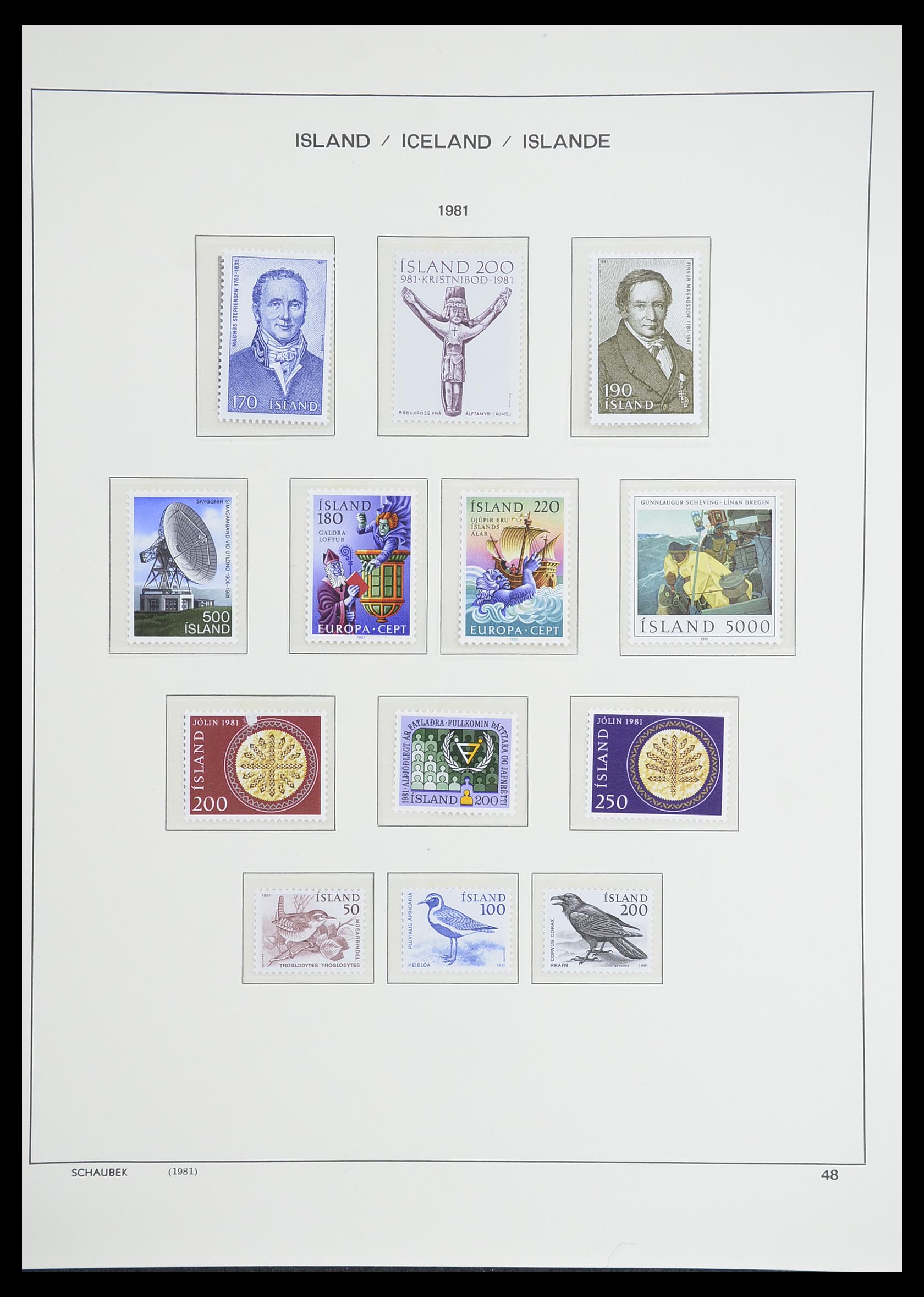 33237 053 - Postzegelverzameling 33237 IJsland 1876-1996.