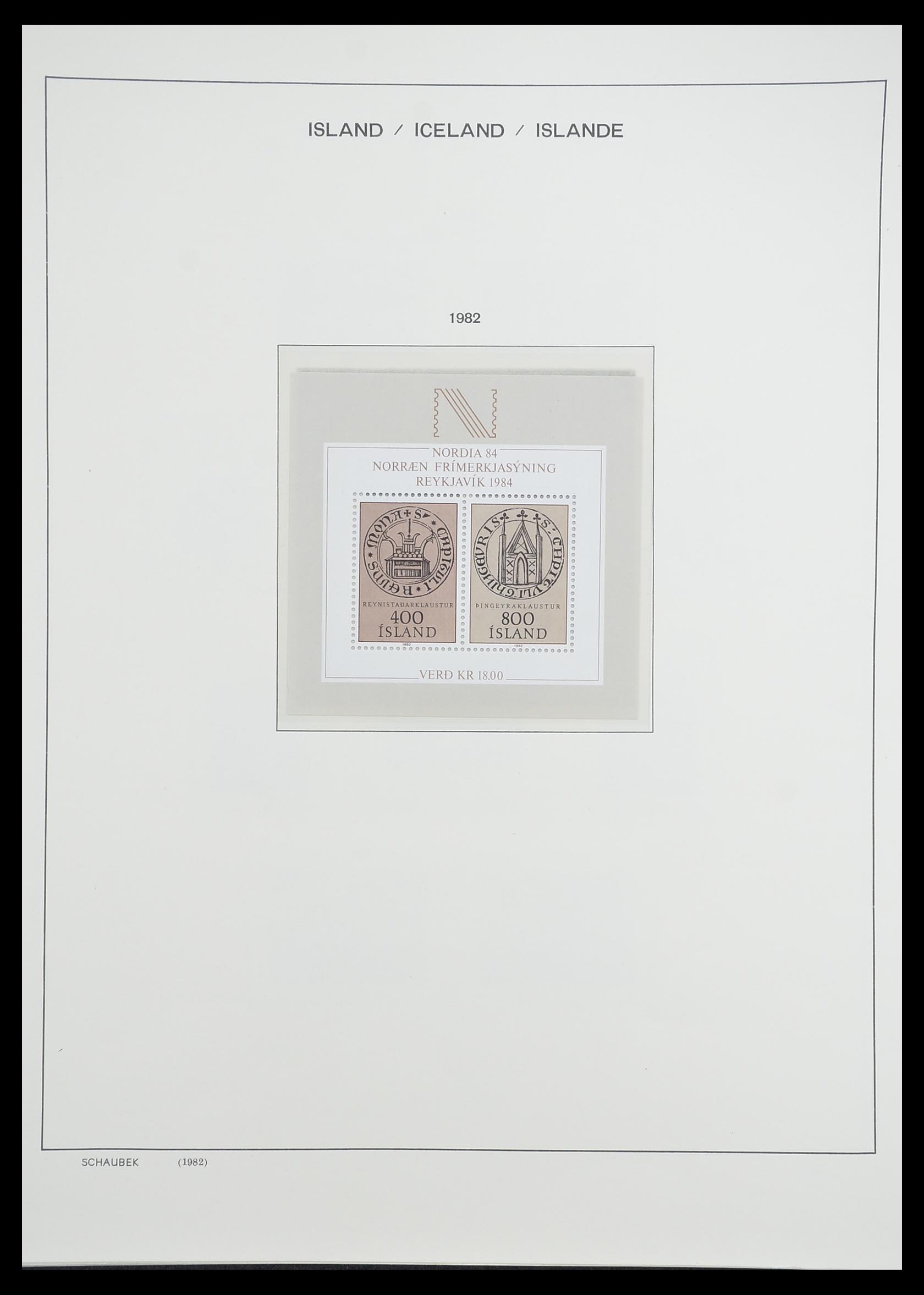 33237 055 - Postzegelverzameling 33237 IJsland 1876-1996.