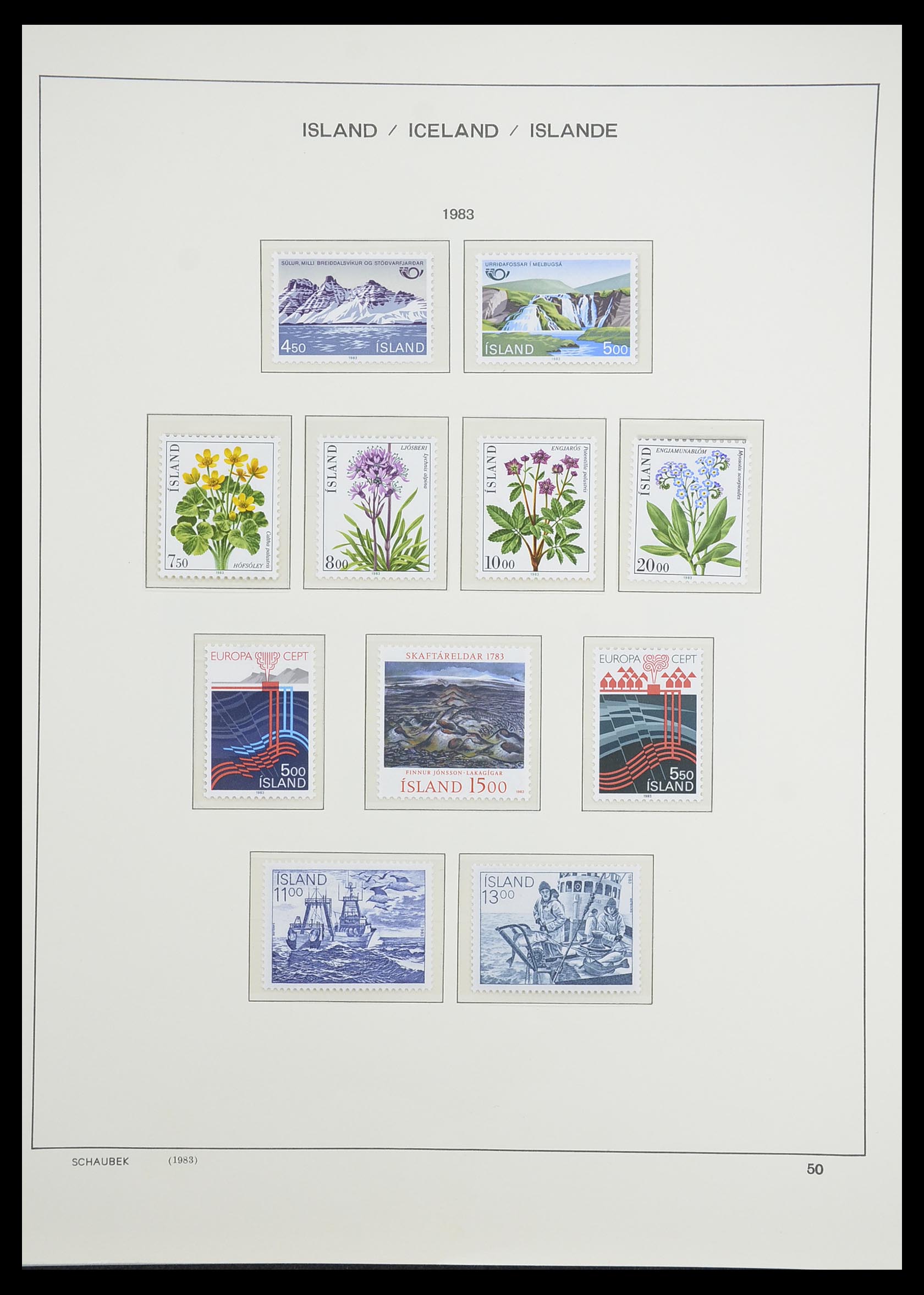 33237 056 - Postzegelverzameling 33237 IJsland 1876-1996.