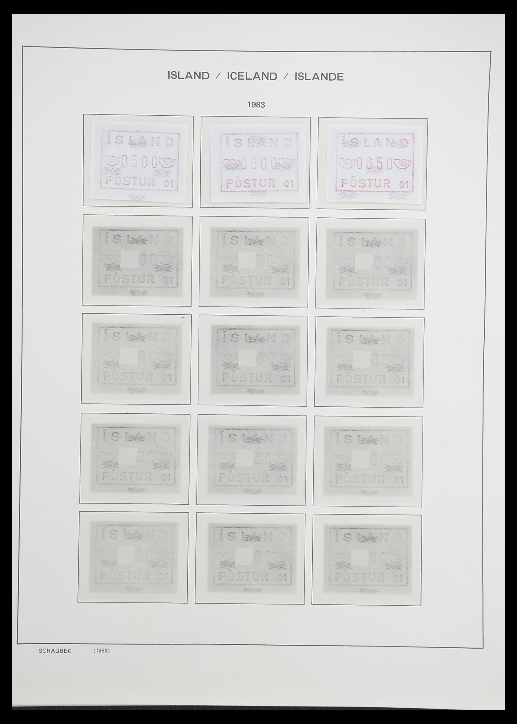 33237 059 - Postzegelverzameling 33237 IJsland 1876-1996.