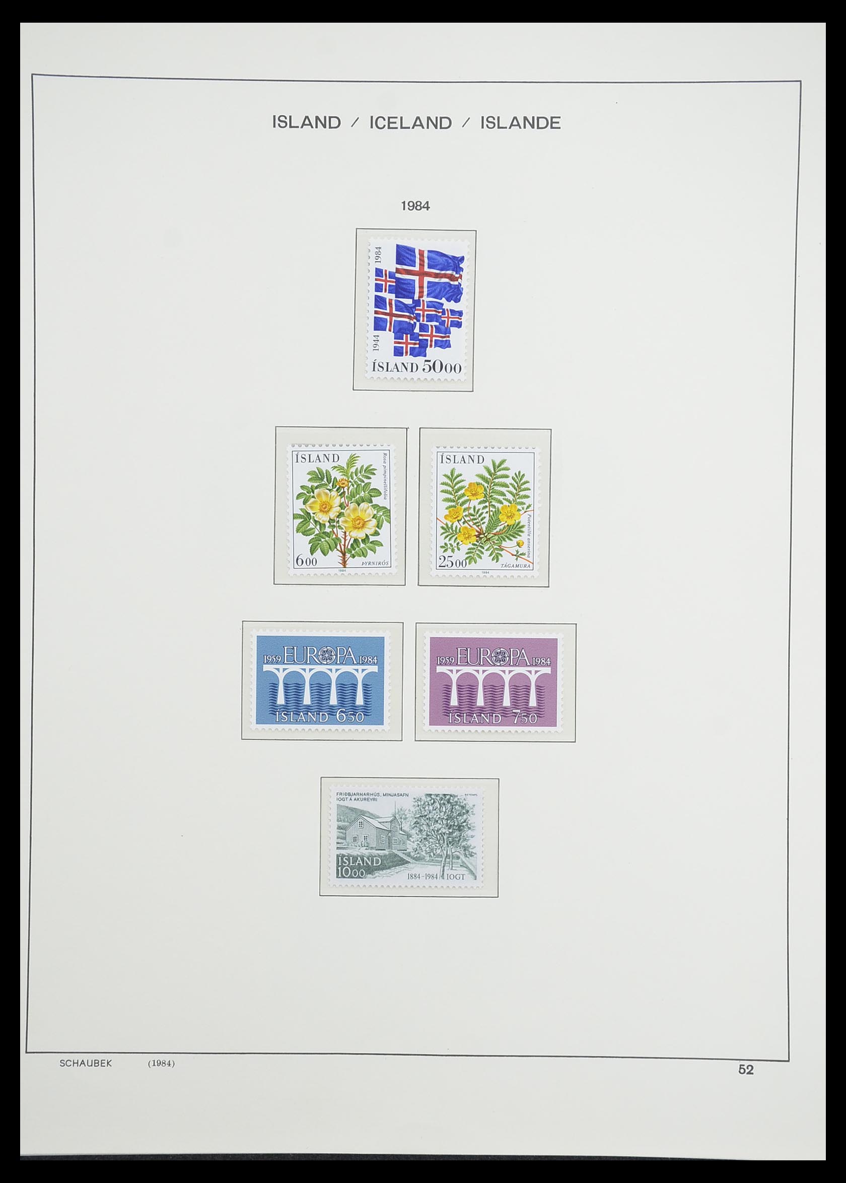 33237 060 - Postzegelverzameling 33237 IJsland 1876-1996.