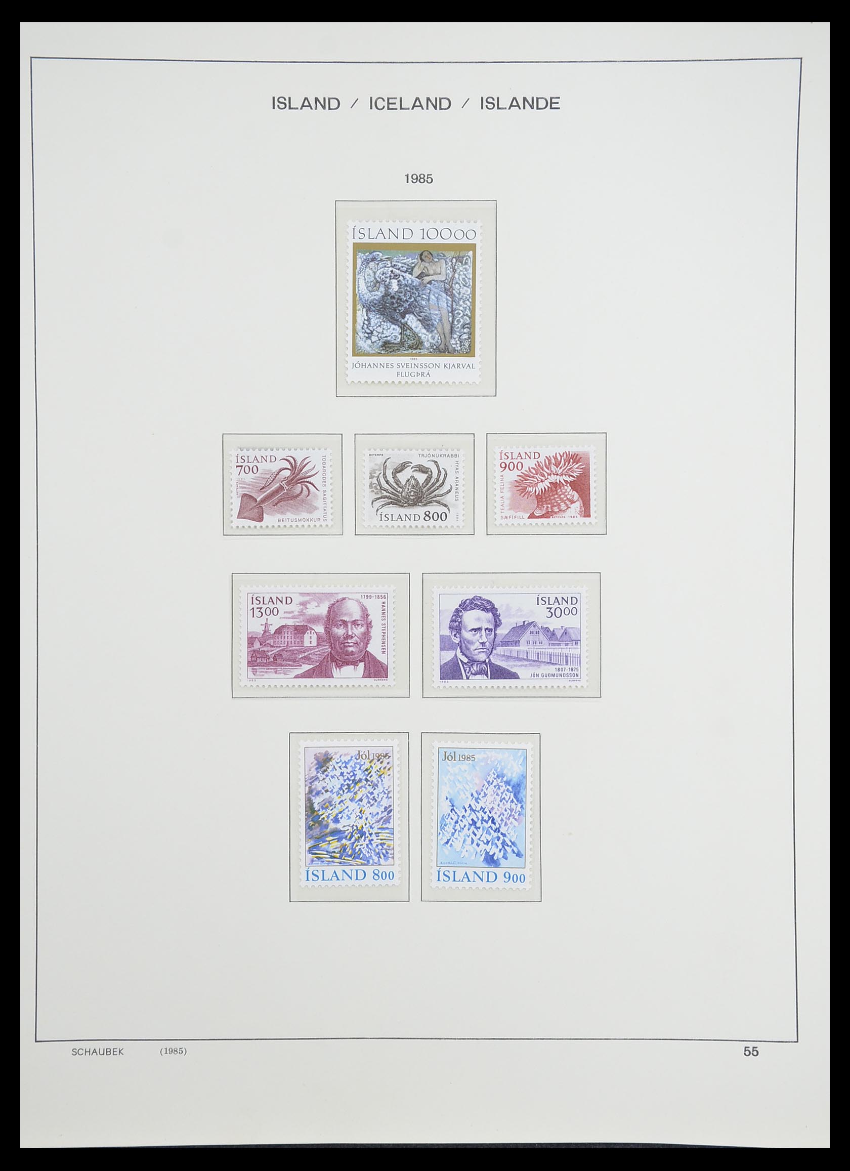 33237 064 - Stamp collection 33237 Iceland 1876-1996.