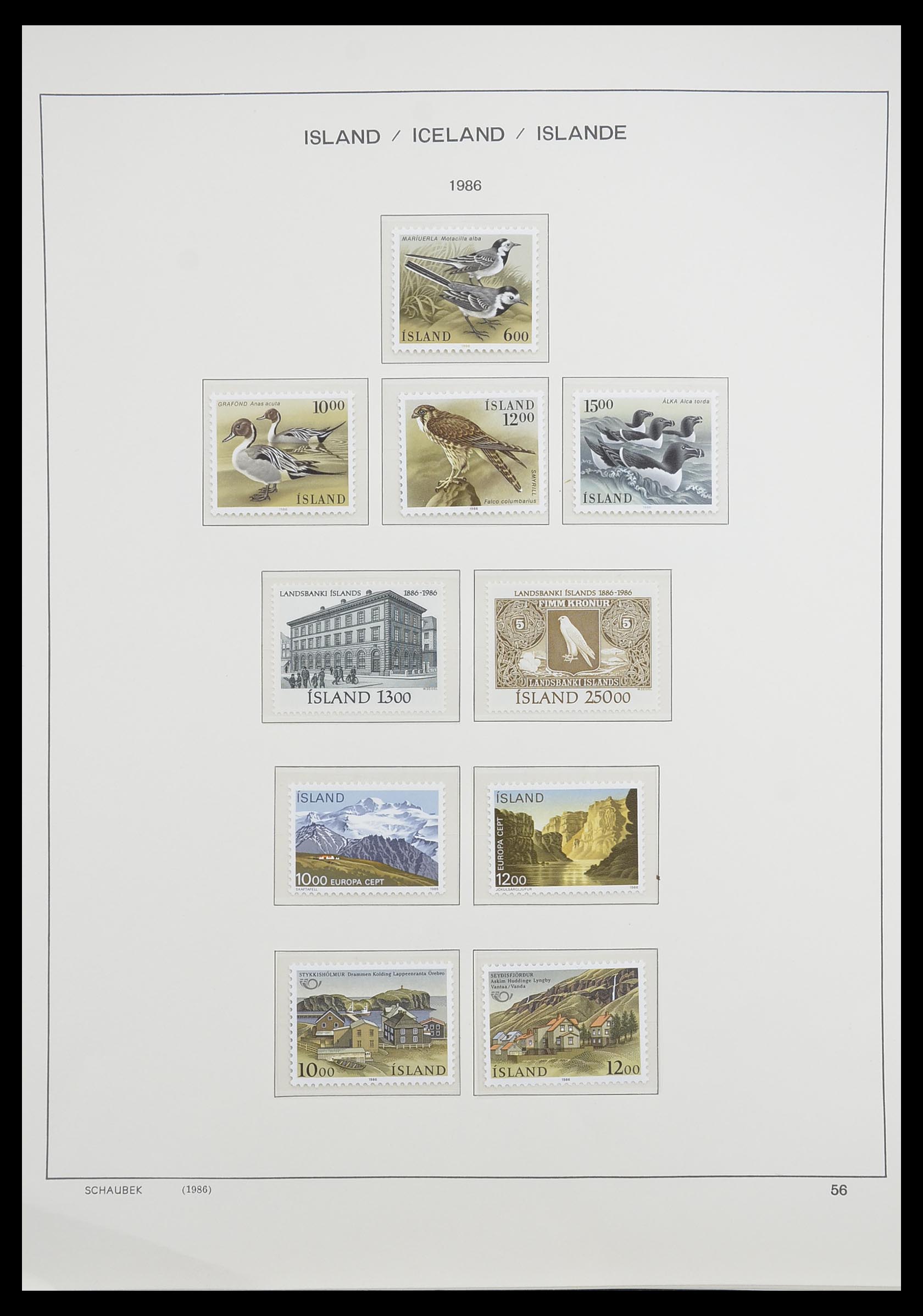 33237 065 - Postzegelverzameling 33237 IJsland 1876-1996.