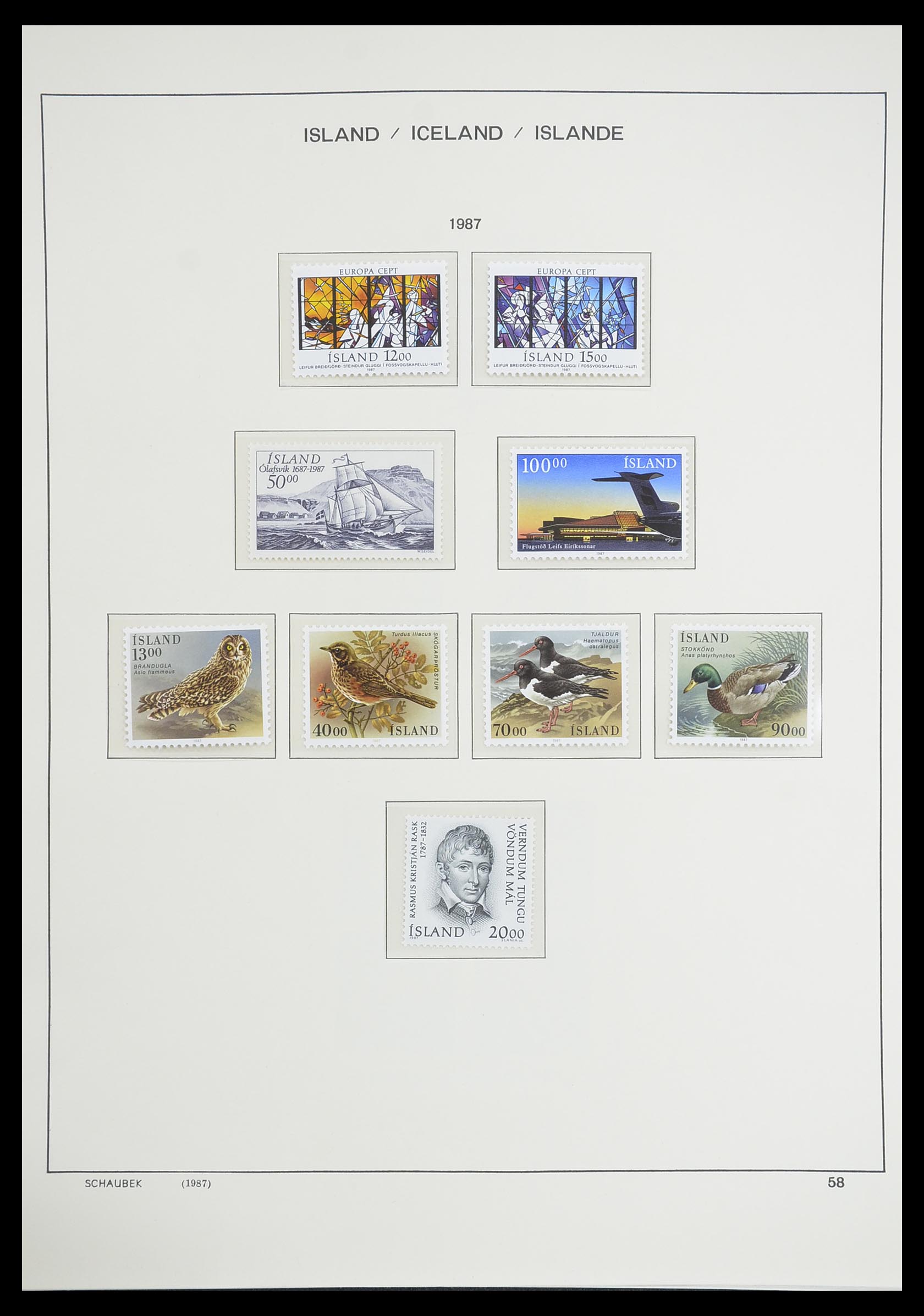 33237 068 - Postzegelverzameling 33237 IJsland 1876-1996.