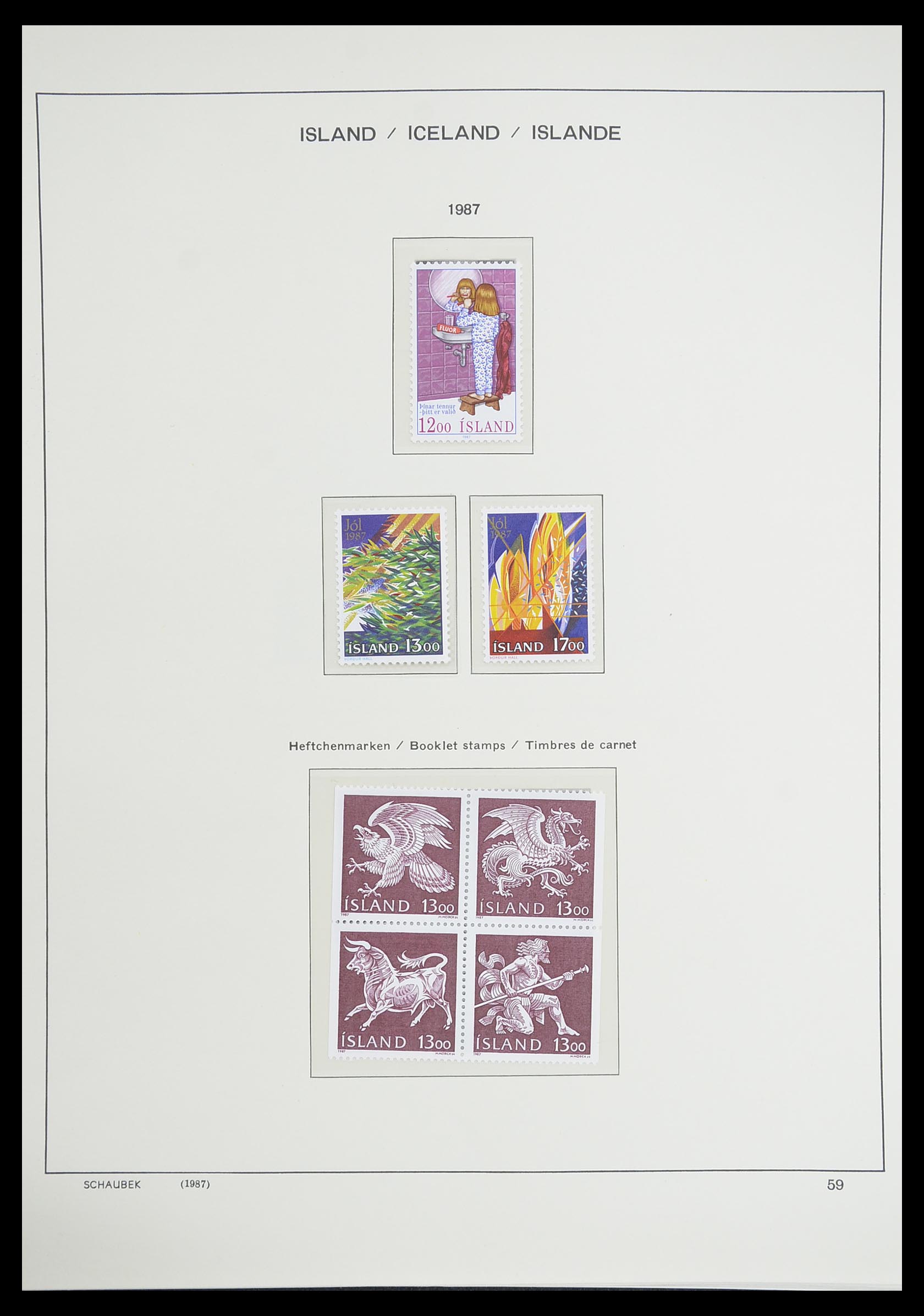 33237 069 - Postzegelverzameling 33237 IJsland 1876-1996.