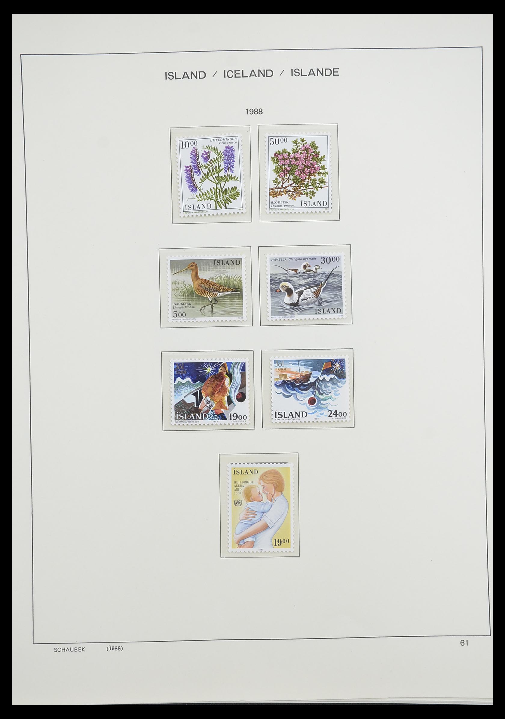 33237 072 - Postzegelverzameling 33237 IJsland 1876-1996.
